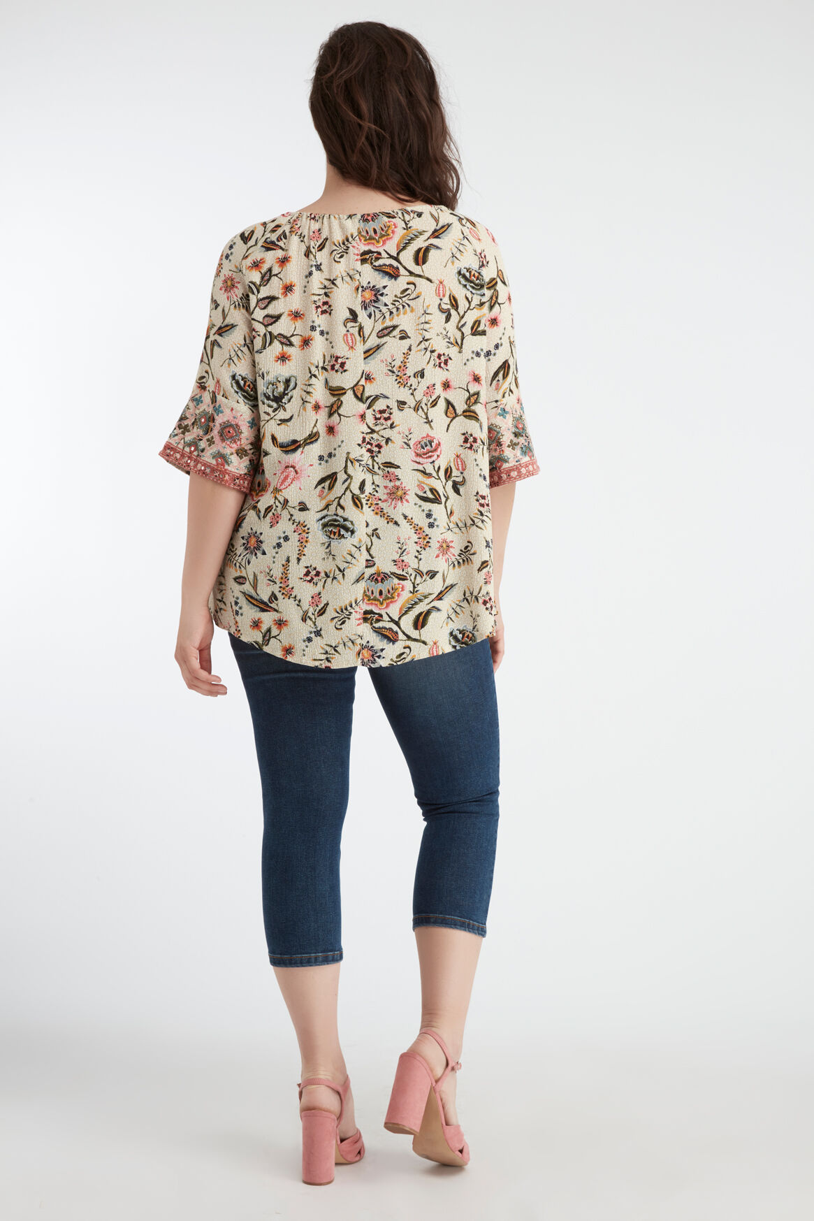 Bohemien-Bluse mit Print image number 4