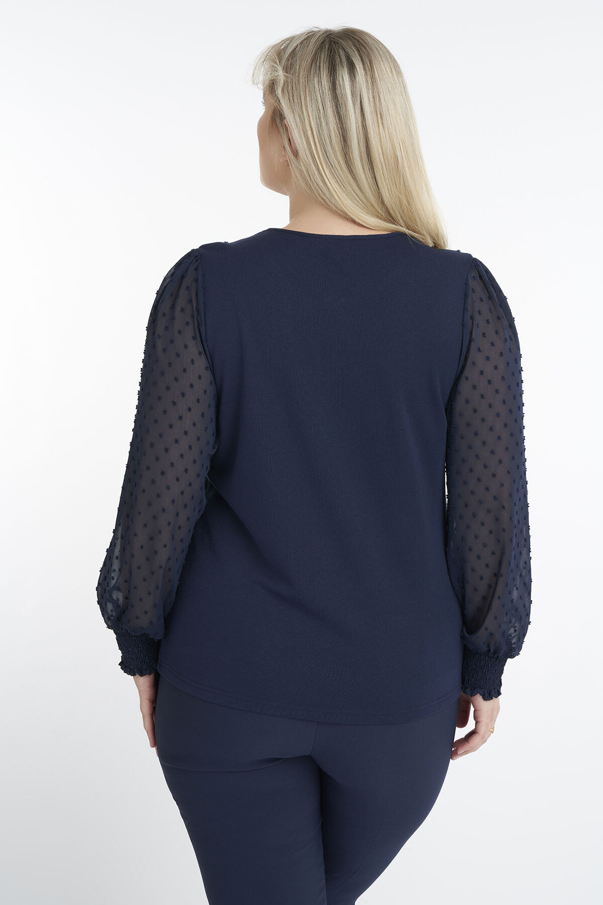 Top mit durchsichtigen &Auml;rmeln image number 3