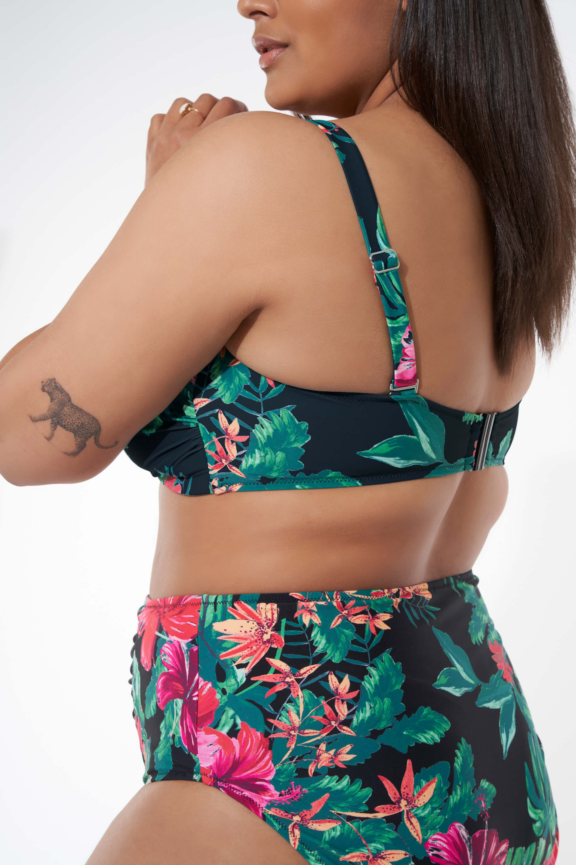 Bandeau-Bikinioberteil mit Print  image number 3