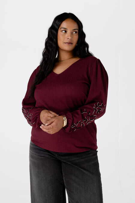 Oberteil mit Stickerei Oberteil mit Stickerei