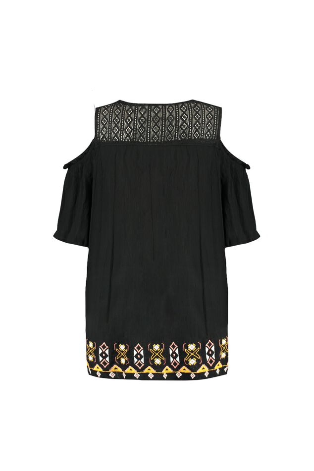 Schulterfreies Bluse image number 2