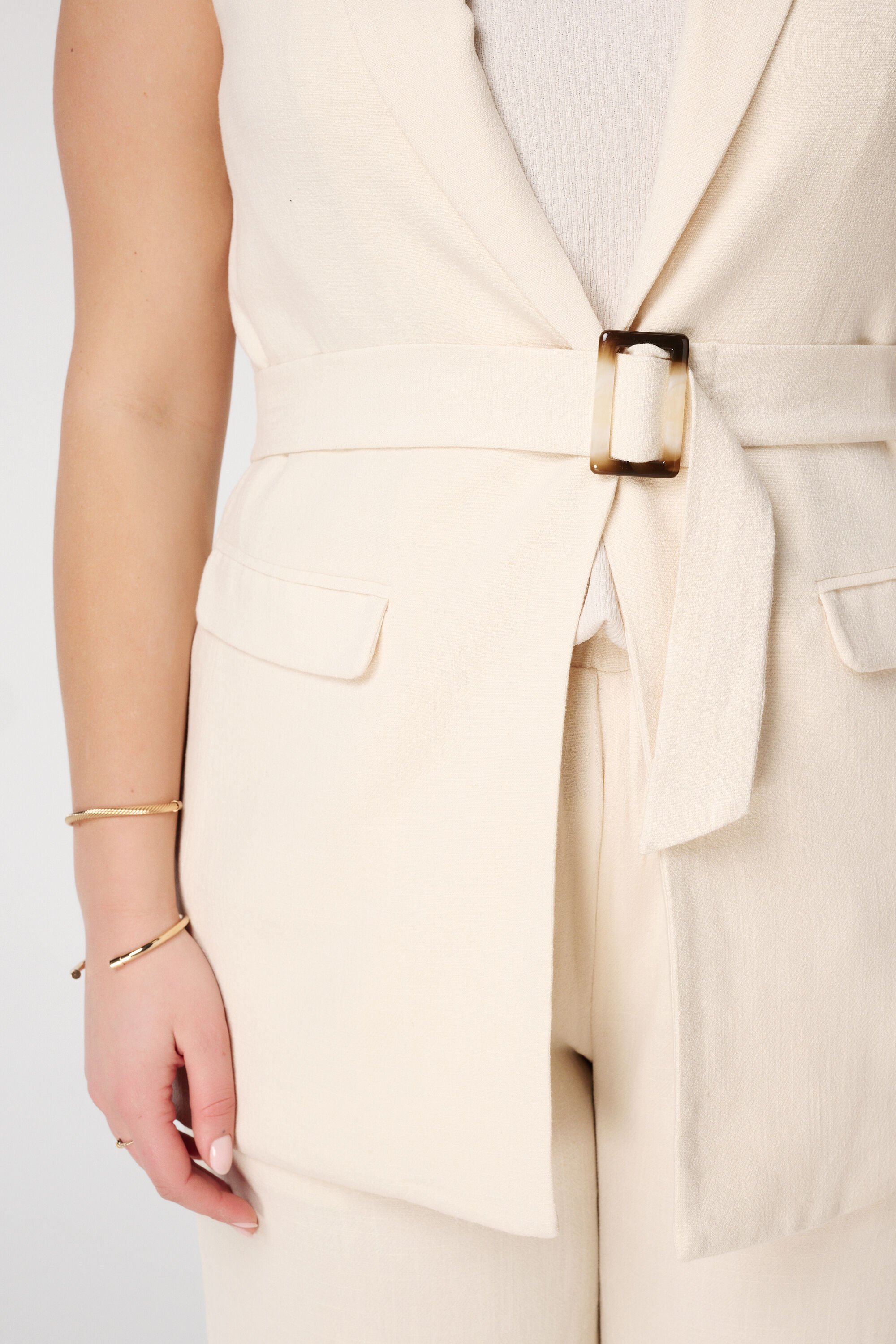 Leinenweste mit G&uuml;rtel image number 4