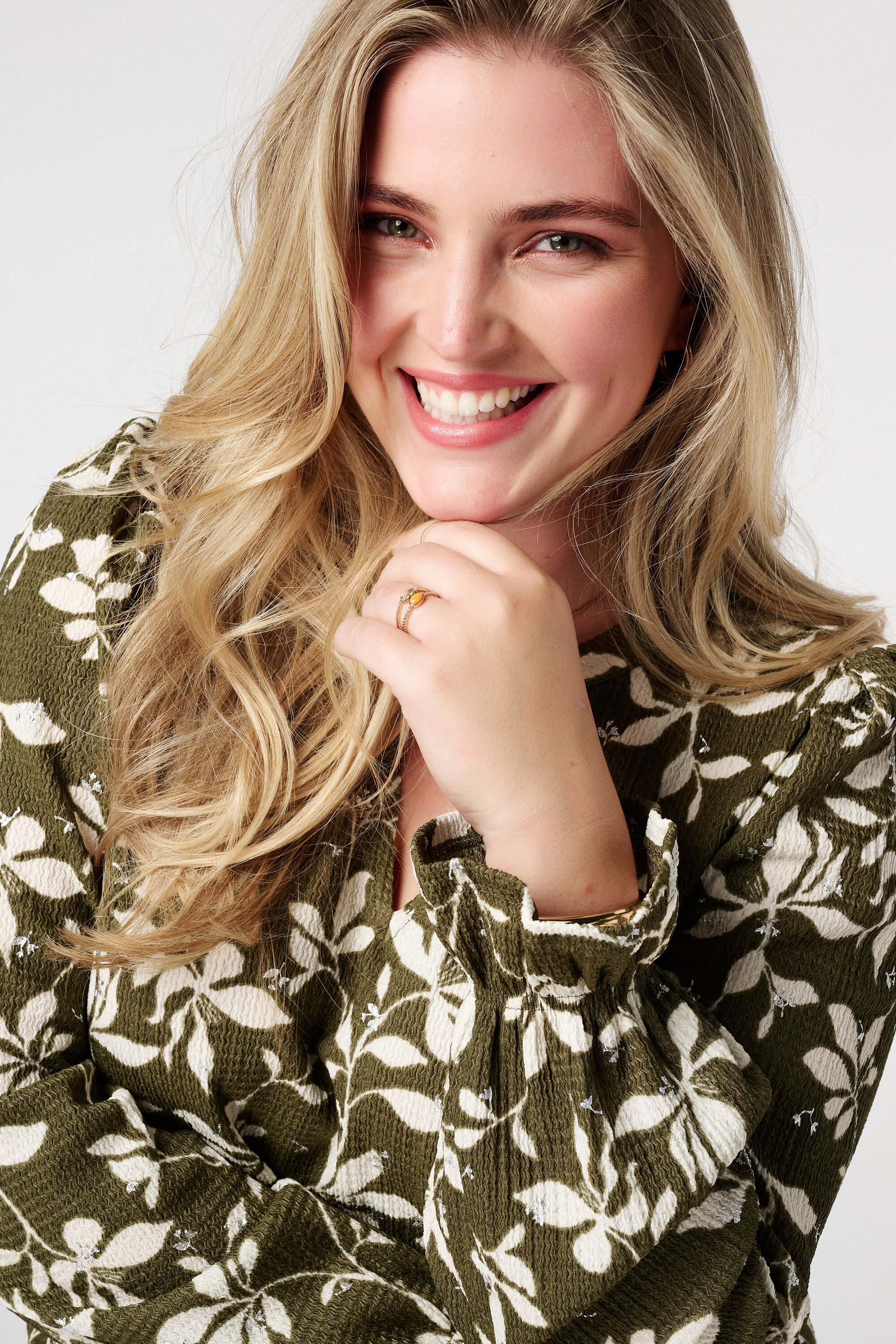 Bedrucktes und strukturiertes Top image number 4