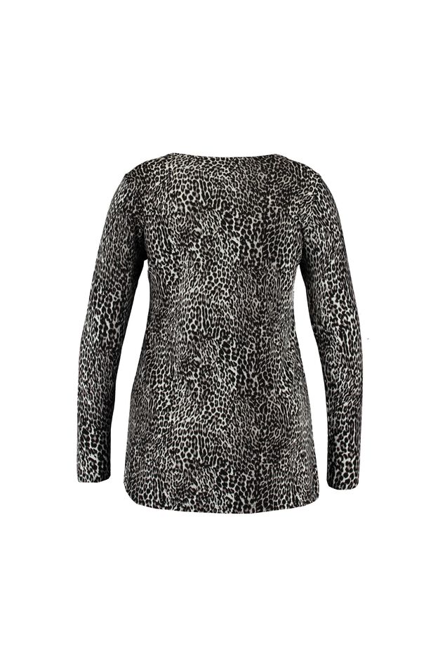 Tunika mit Animal-Print image number 2