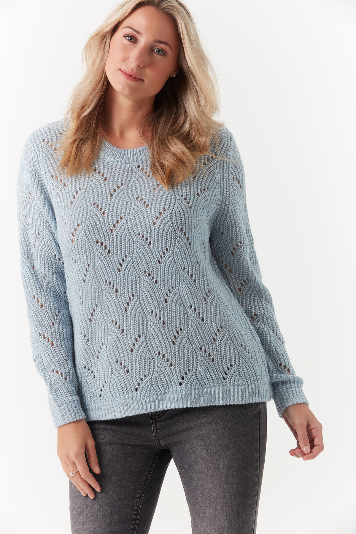 Pointelle-Pullover image number 4
