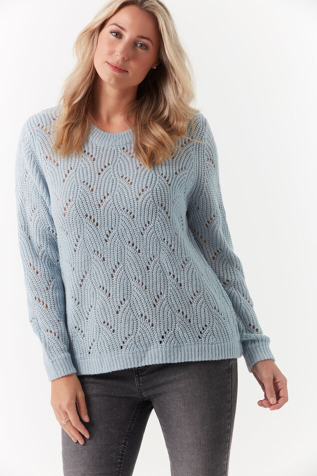 Pointelle-Pullover image number 4