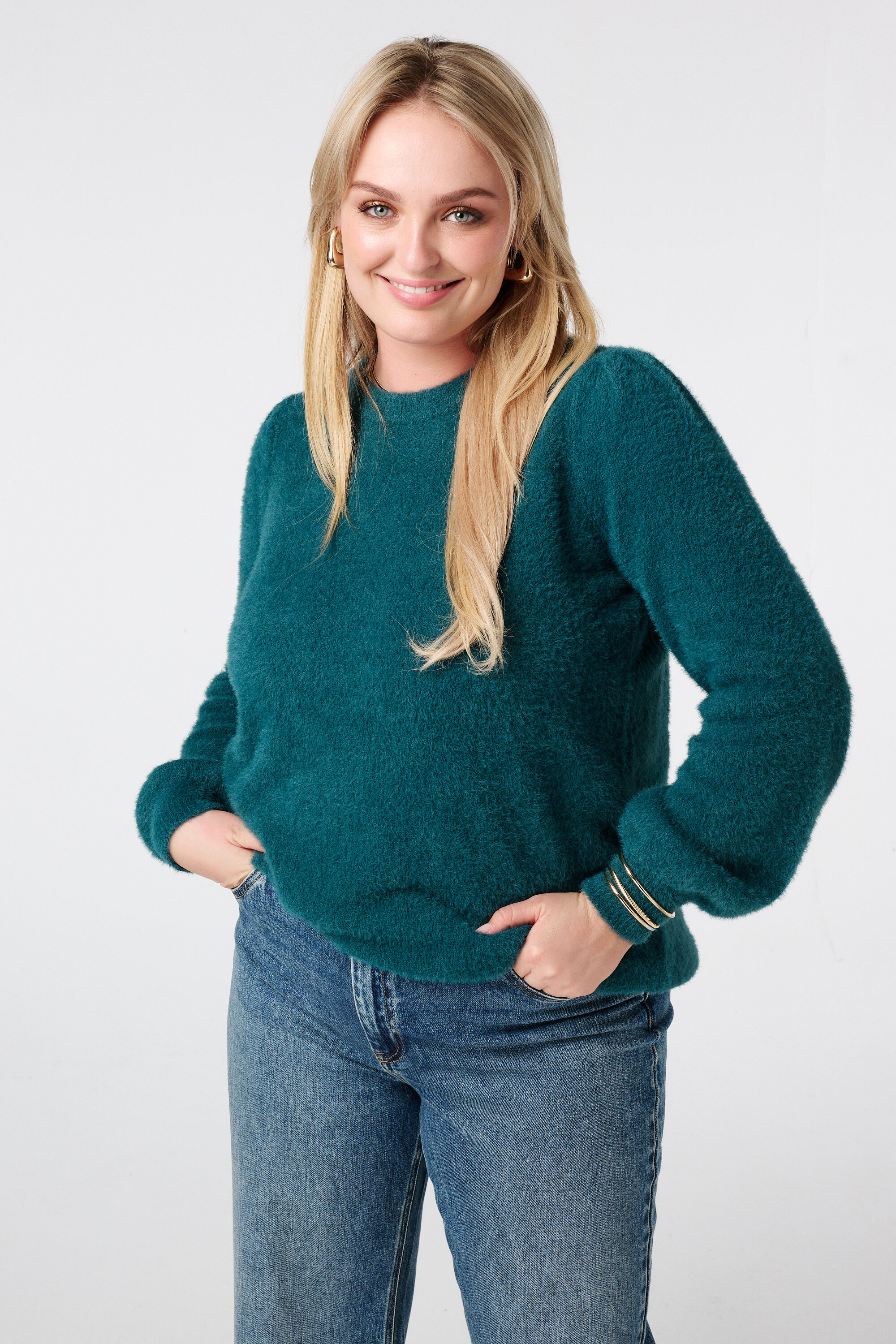 Strickpullover aus weichem Garn