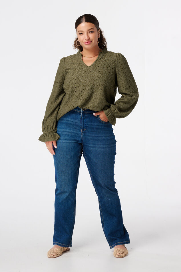 Oberteil mit Stickerei image number 5