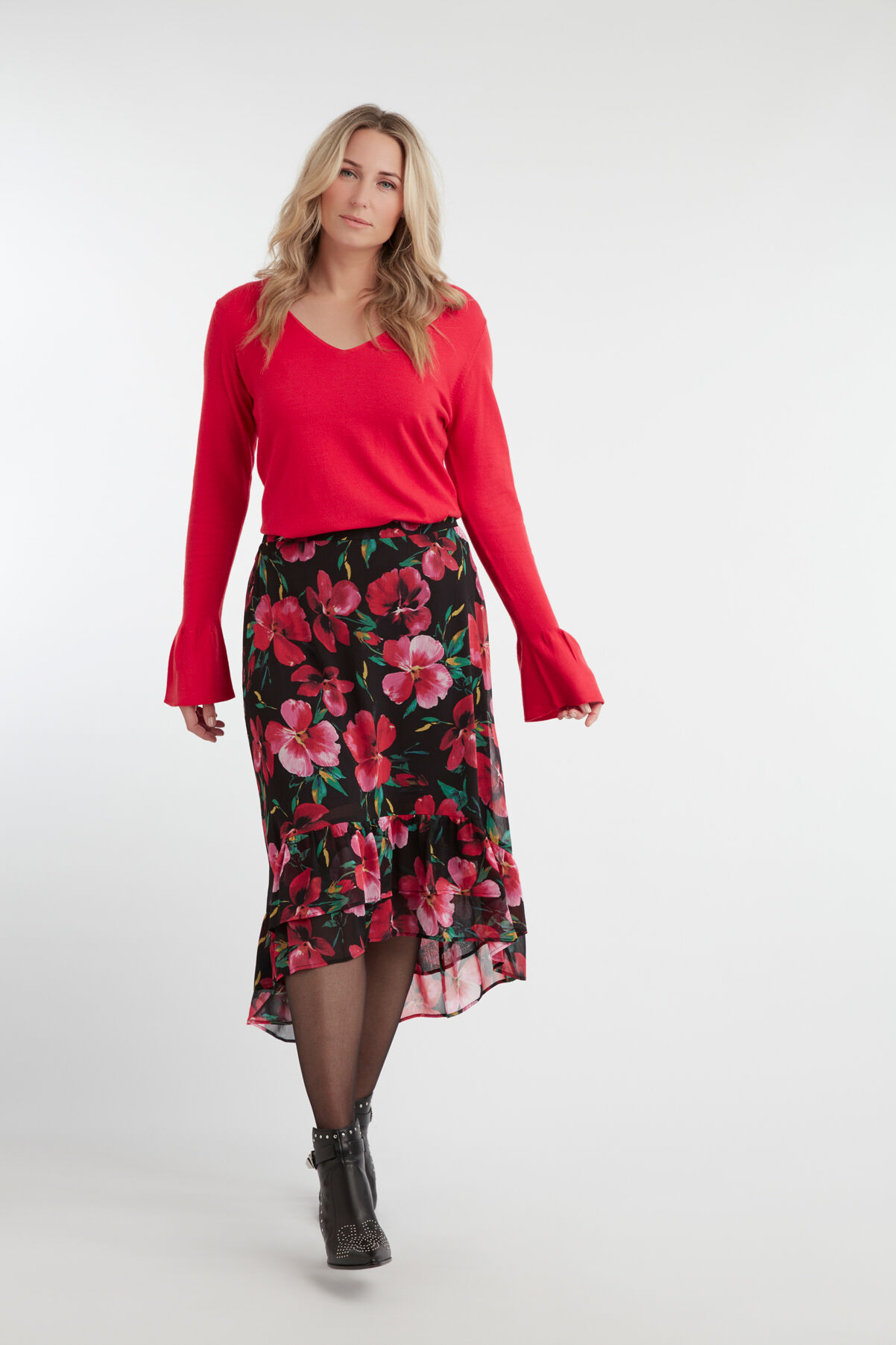 Rock mit floralem Print image number 7