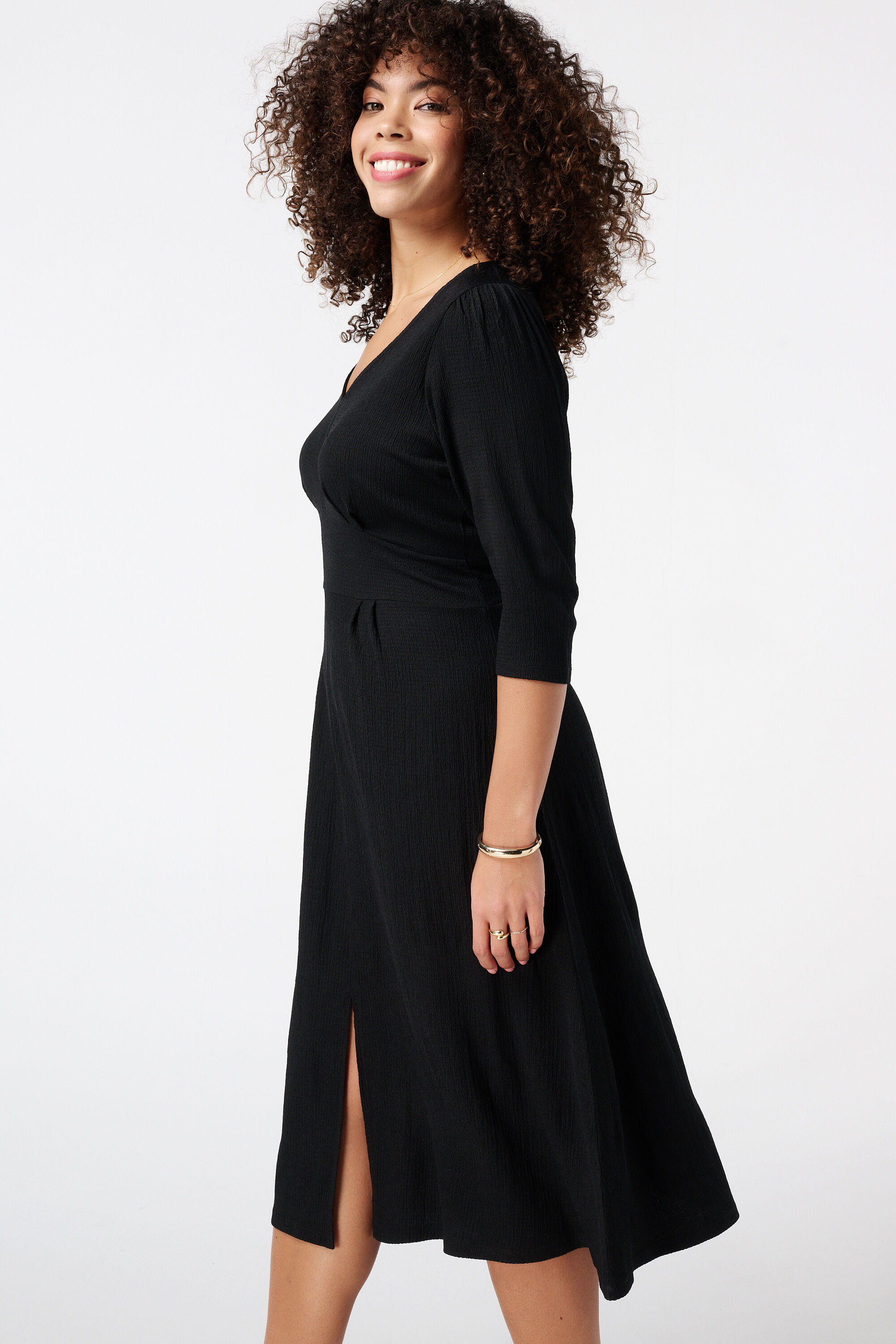 Strukturiertes Midikleid image number 4