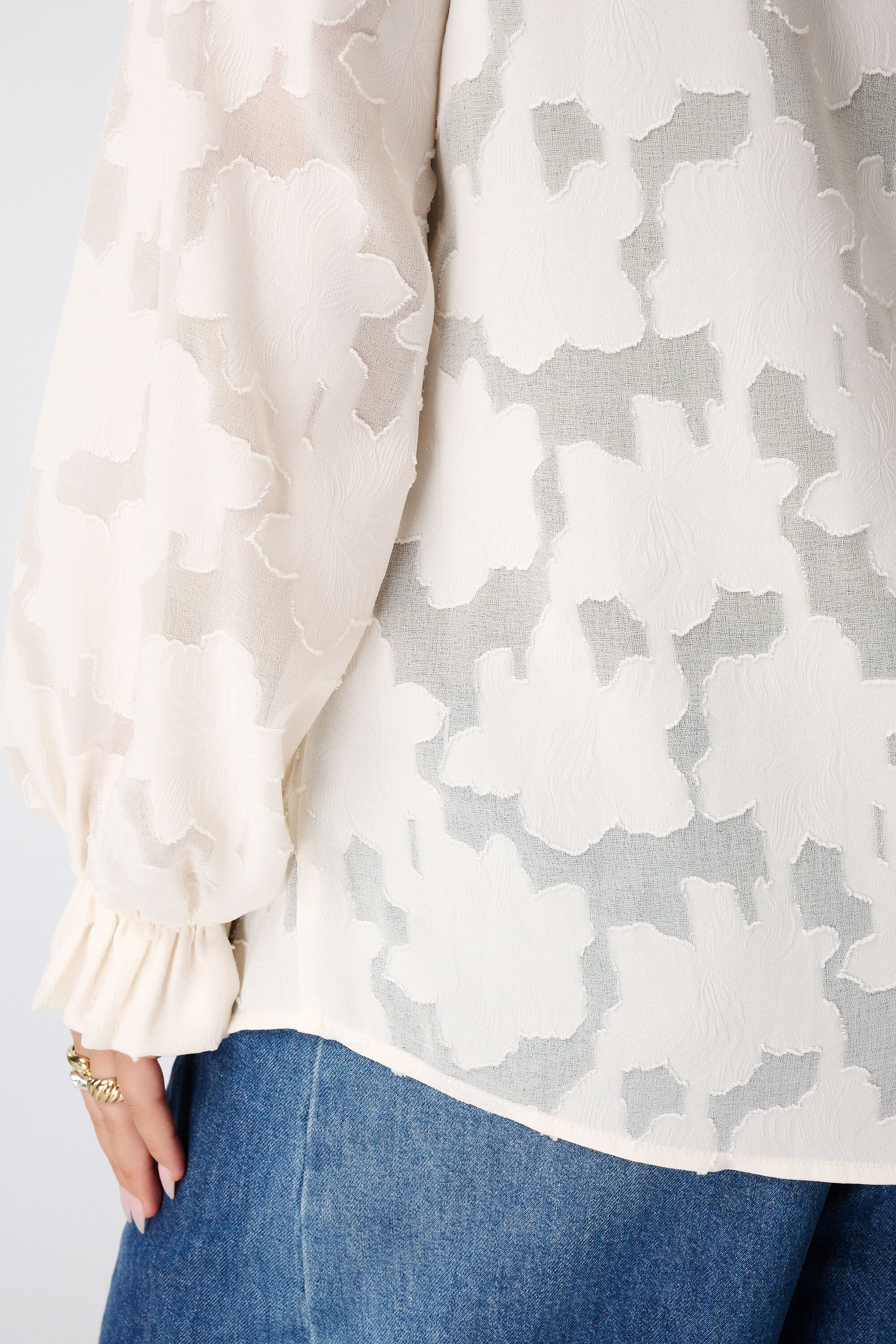 Transparente Bluse image number 6