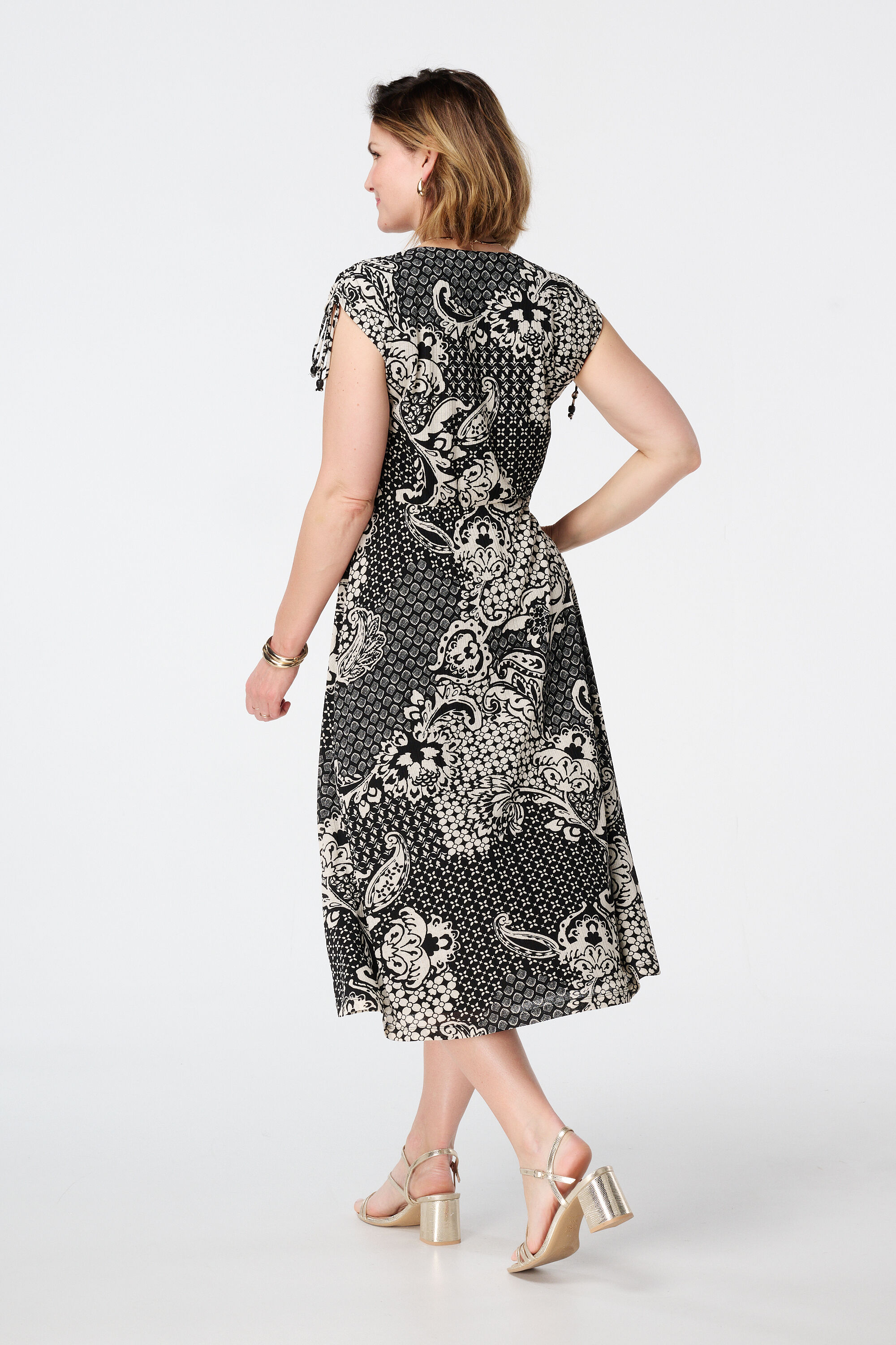 Midikleid mit Paisley-Print  image number 3