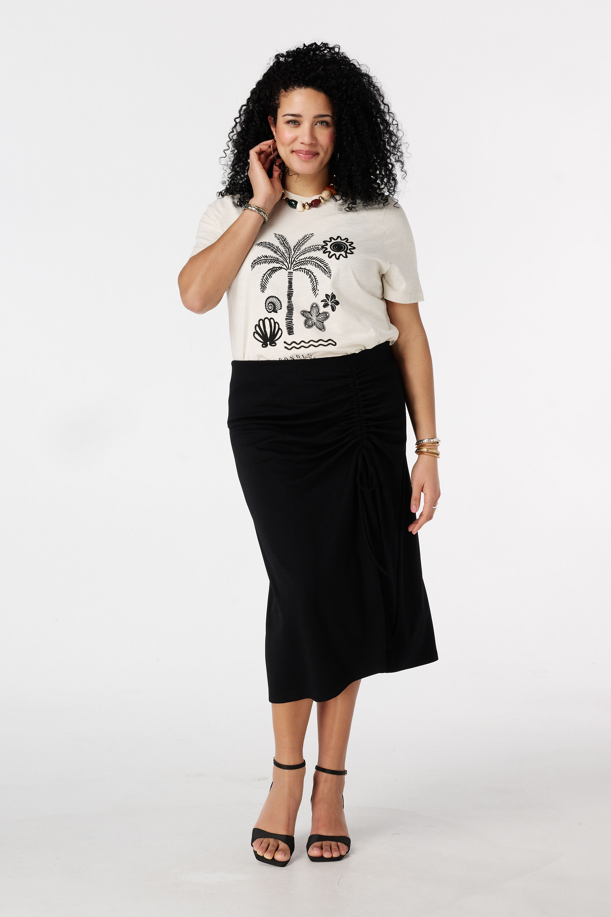 T-Shirt mit Schriftzug image number 5