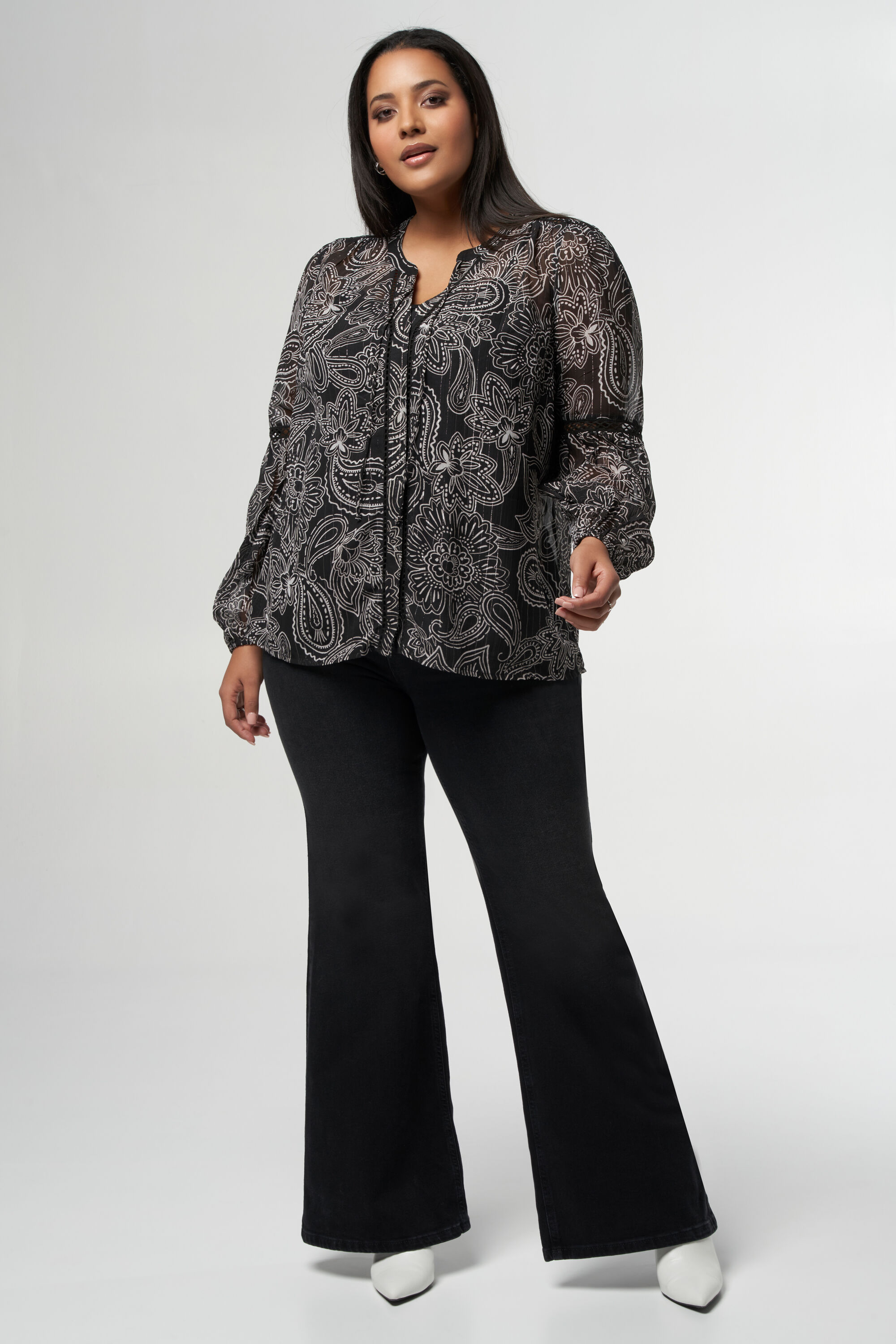 Bluse mit Paisley-Print  image number 6