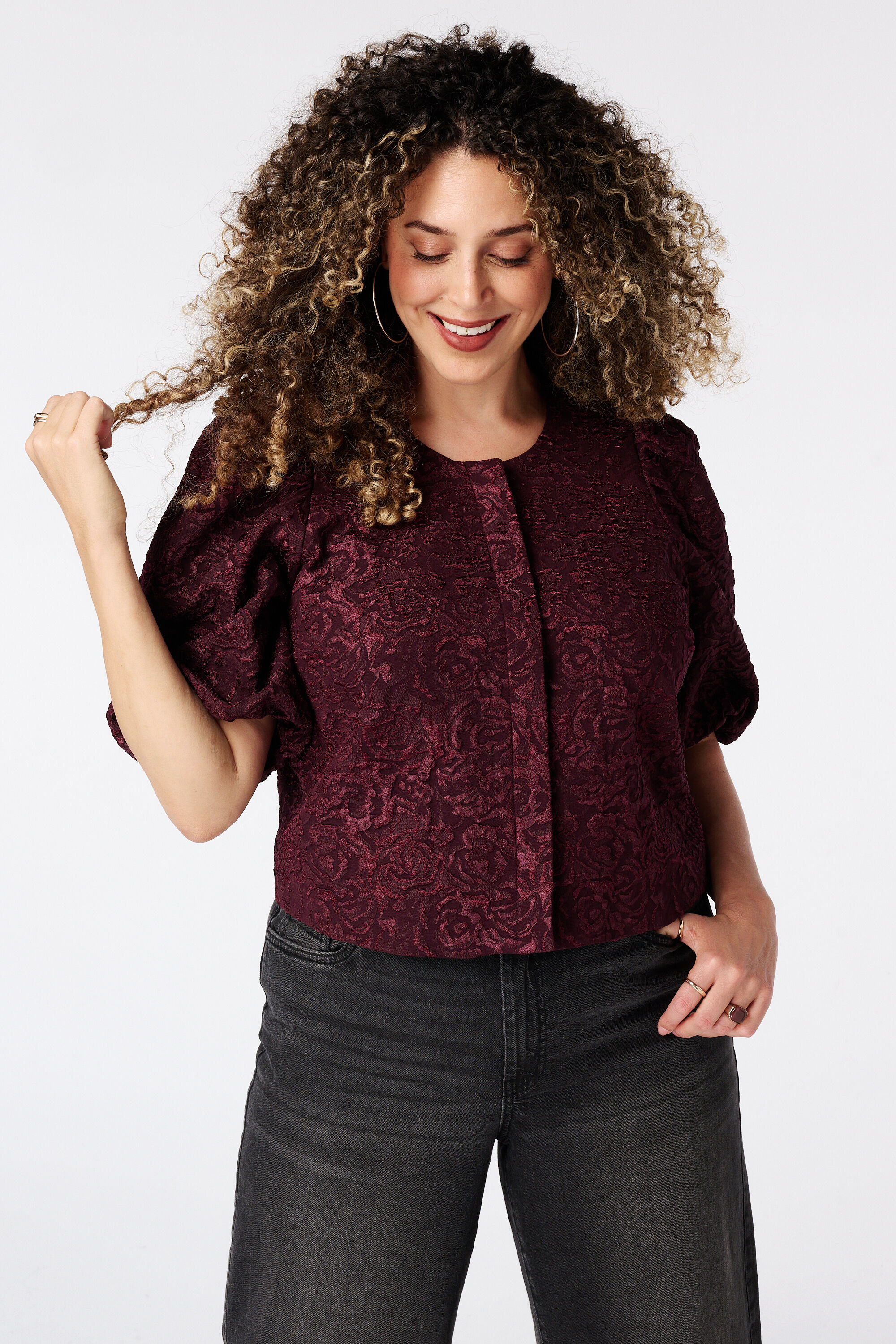 Jacquard Jacke