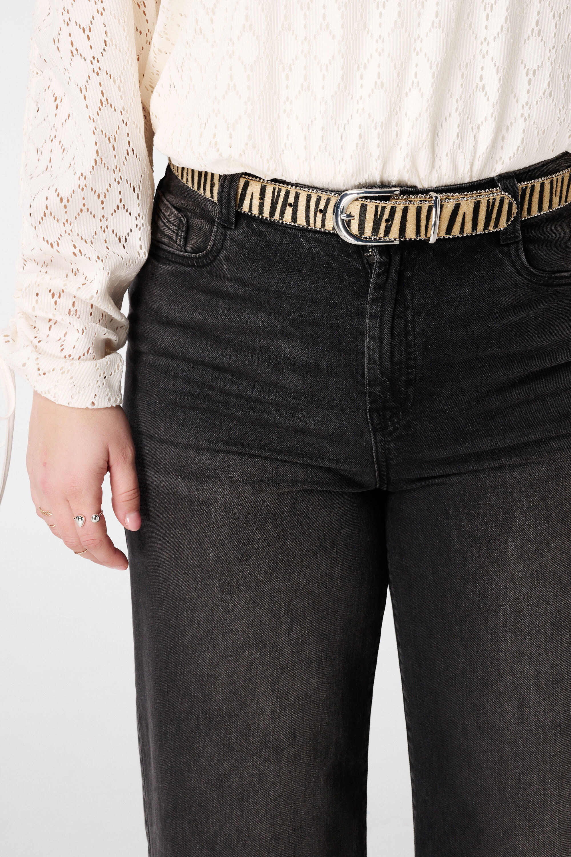 G&uuml;rtel mit Zebra-Print image number 2