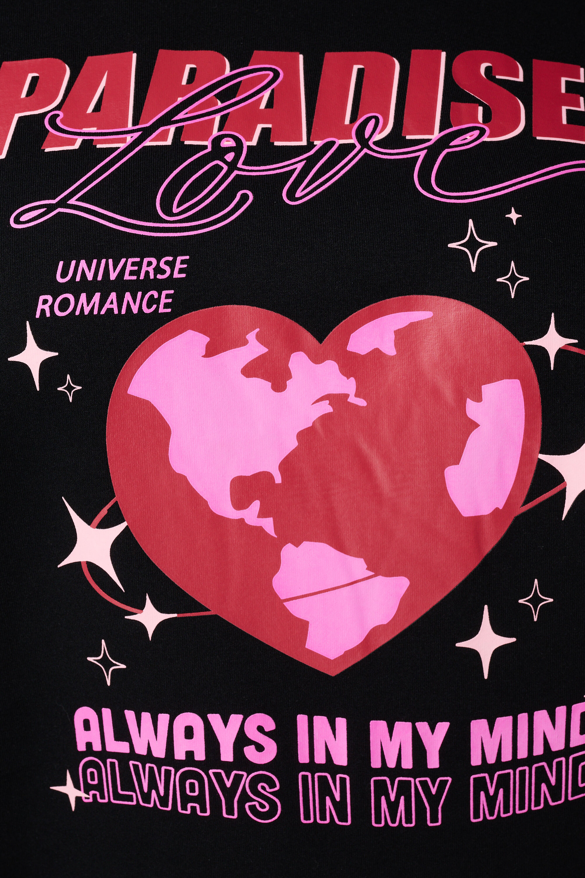 Sweatshirt mit Aufdruck und Herzen image number 6