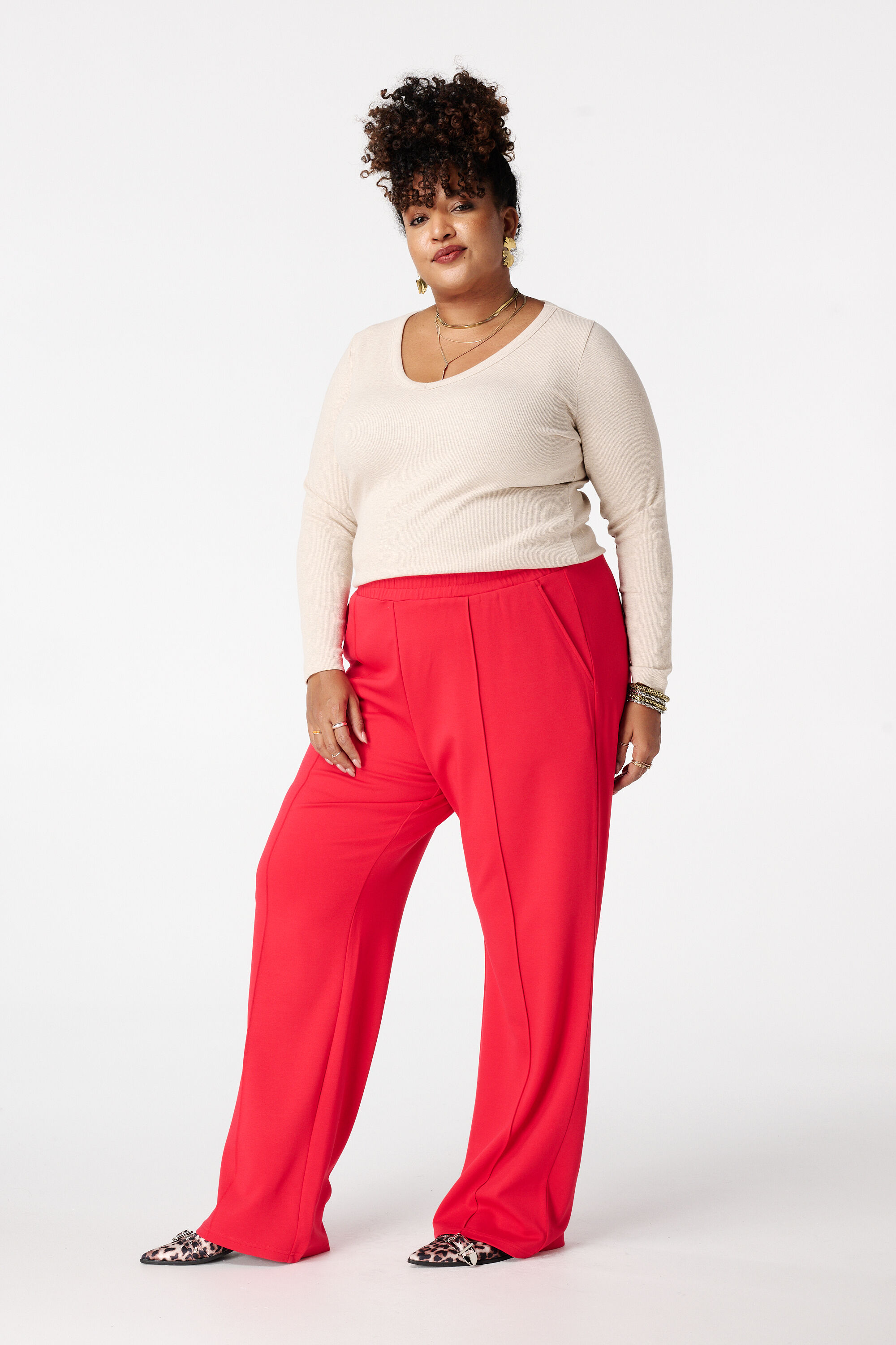 Geripptes Langarmshirt image number 5