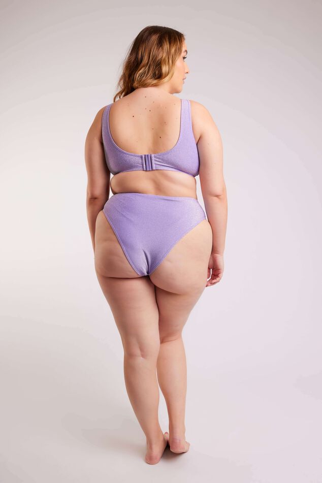Bikinioberteil mit Glitzer image number 4