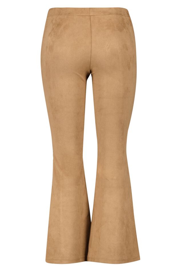 Ausgestellte Velours-Leggings  image number 2