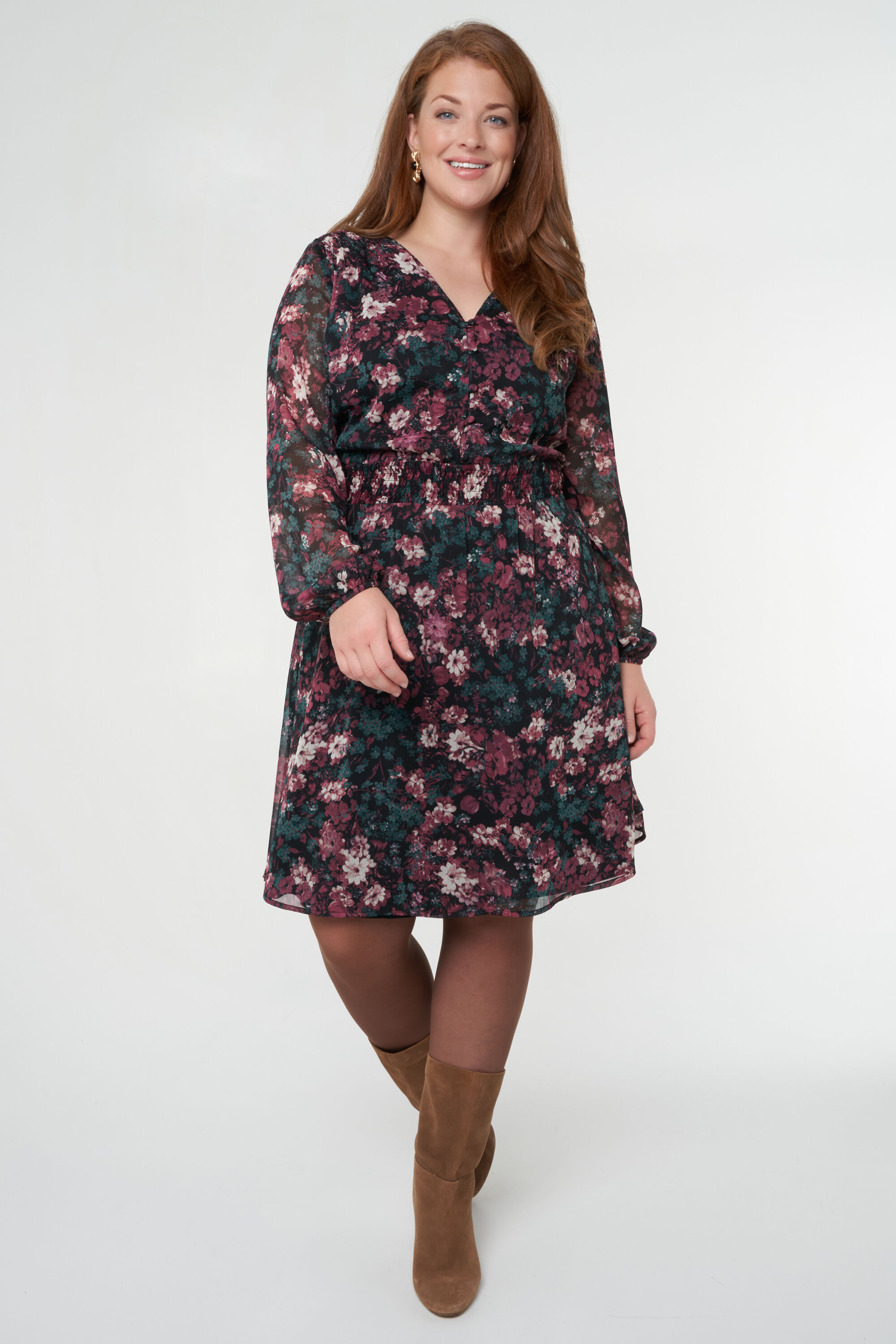 Kleid mit Blumen-Print  image number 7