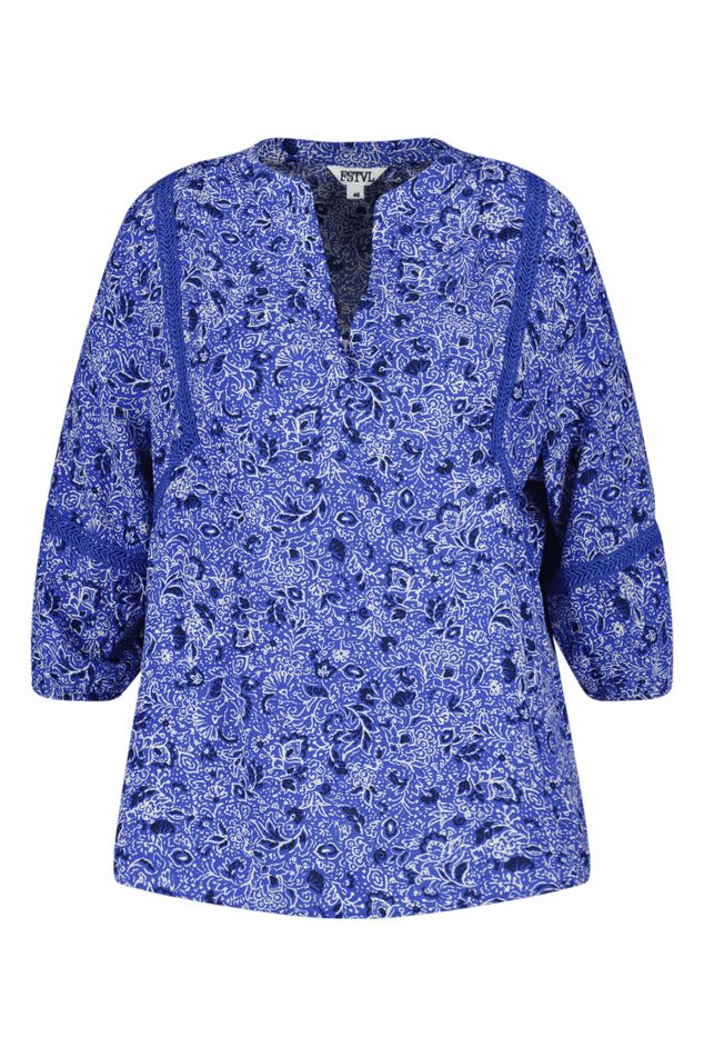 Bluse mit Print-Muster image number 2