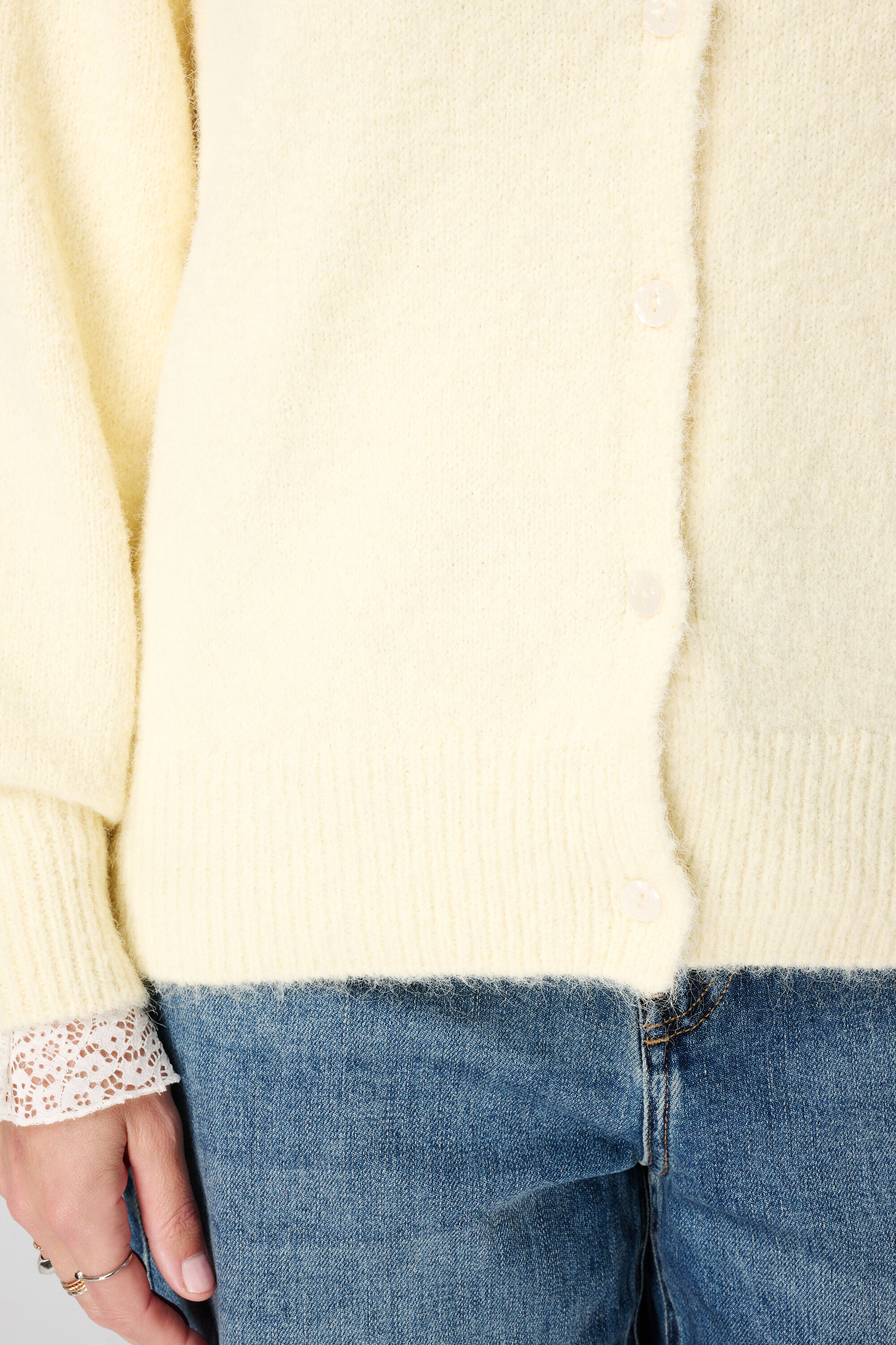 Strickcardigan mit Kn&ouml;pfen  image number 6