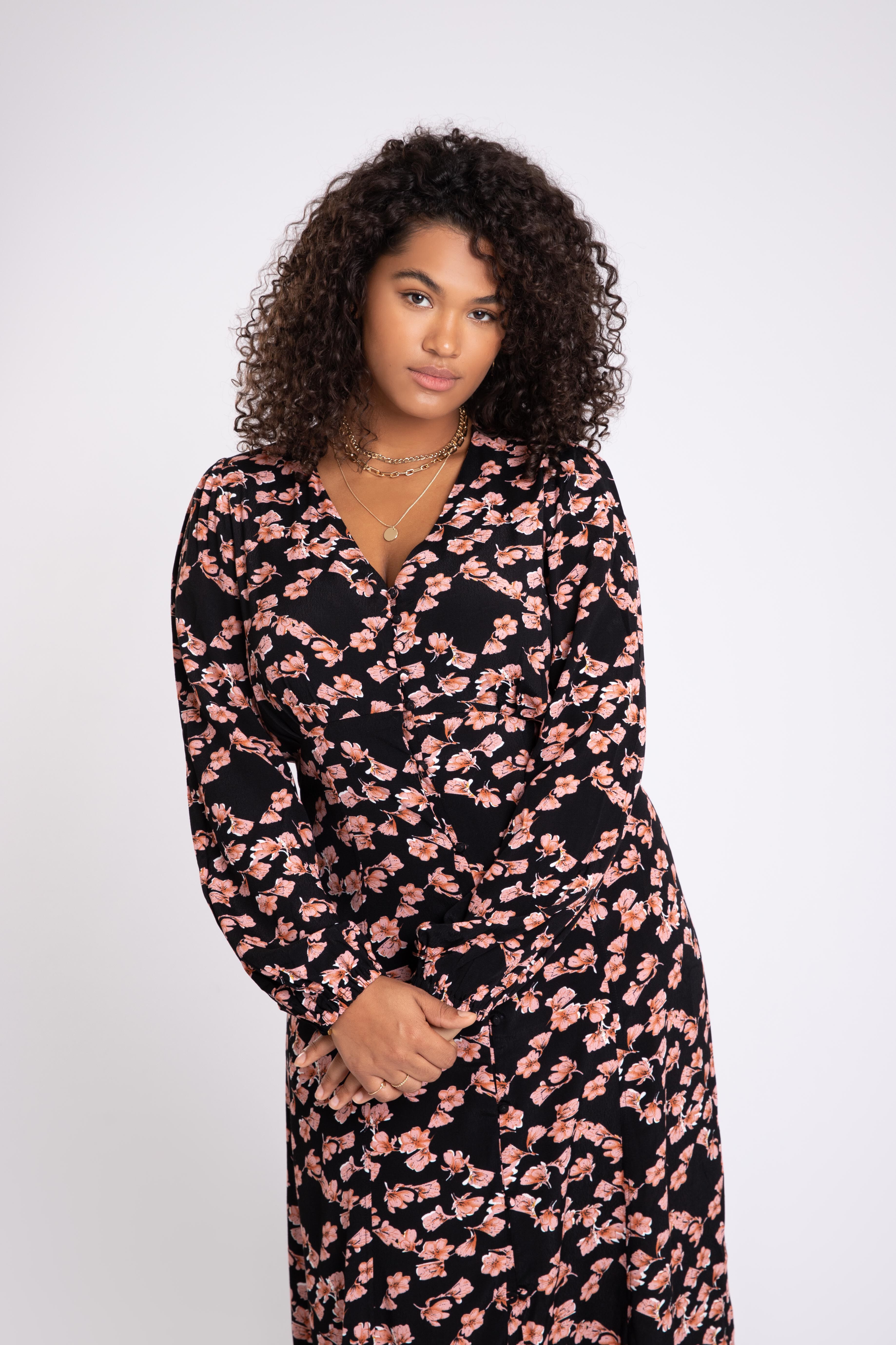 Midikleid mit Print  image number 5