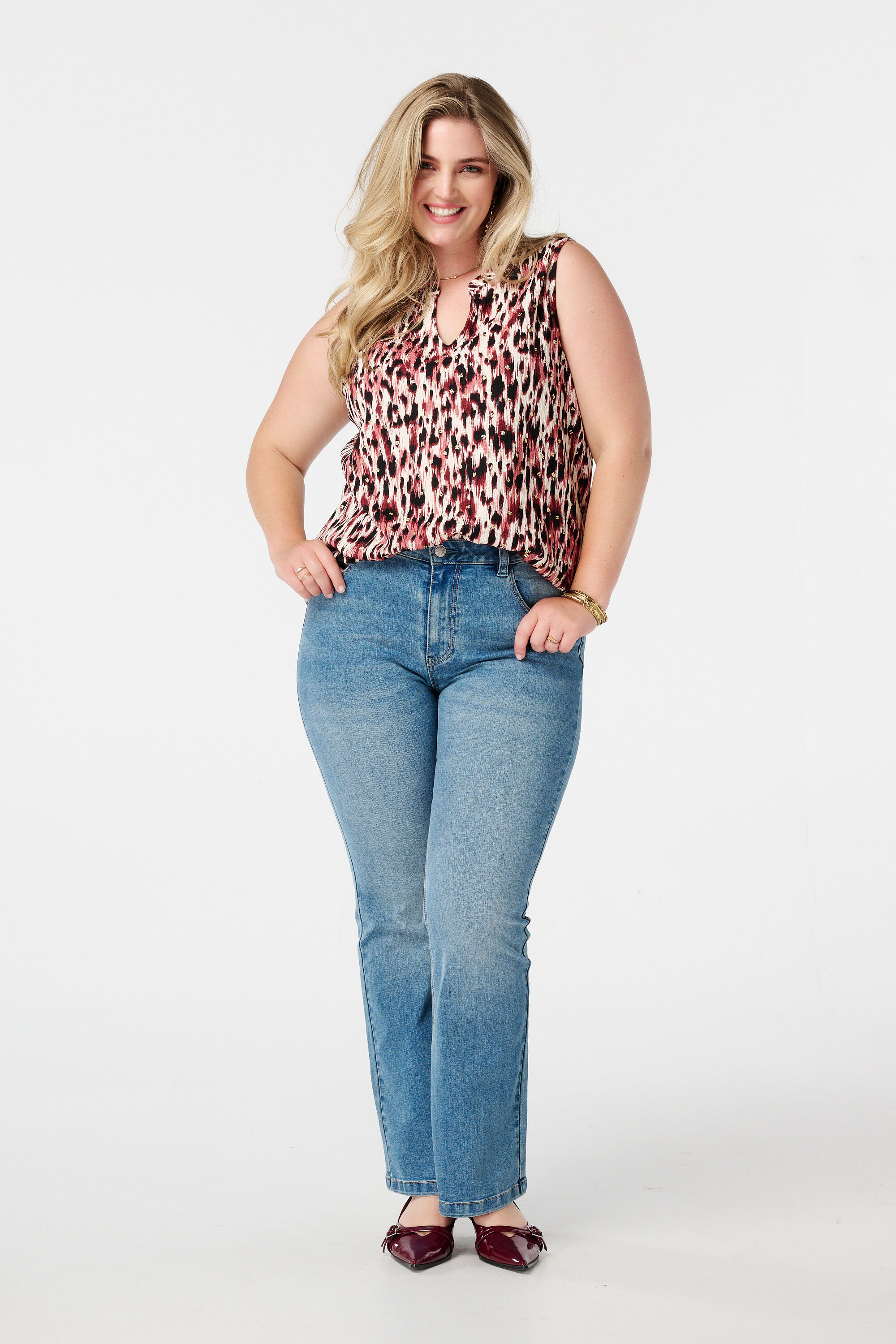 Bedrucktes &auml;rmelloses Top image number 5