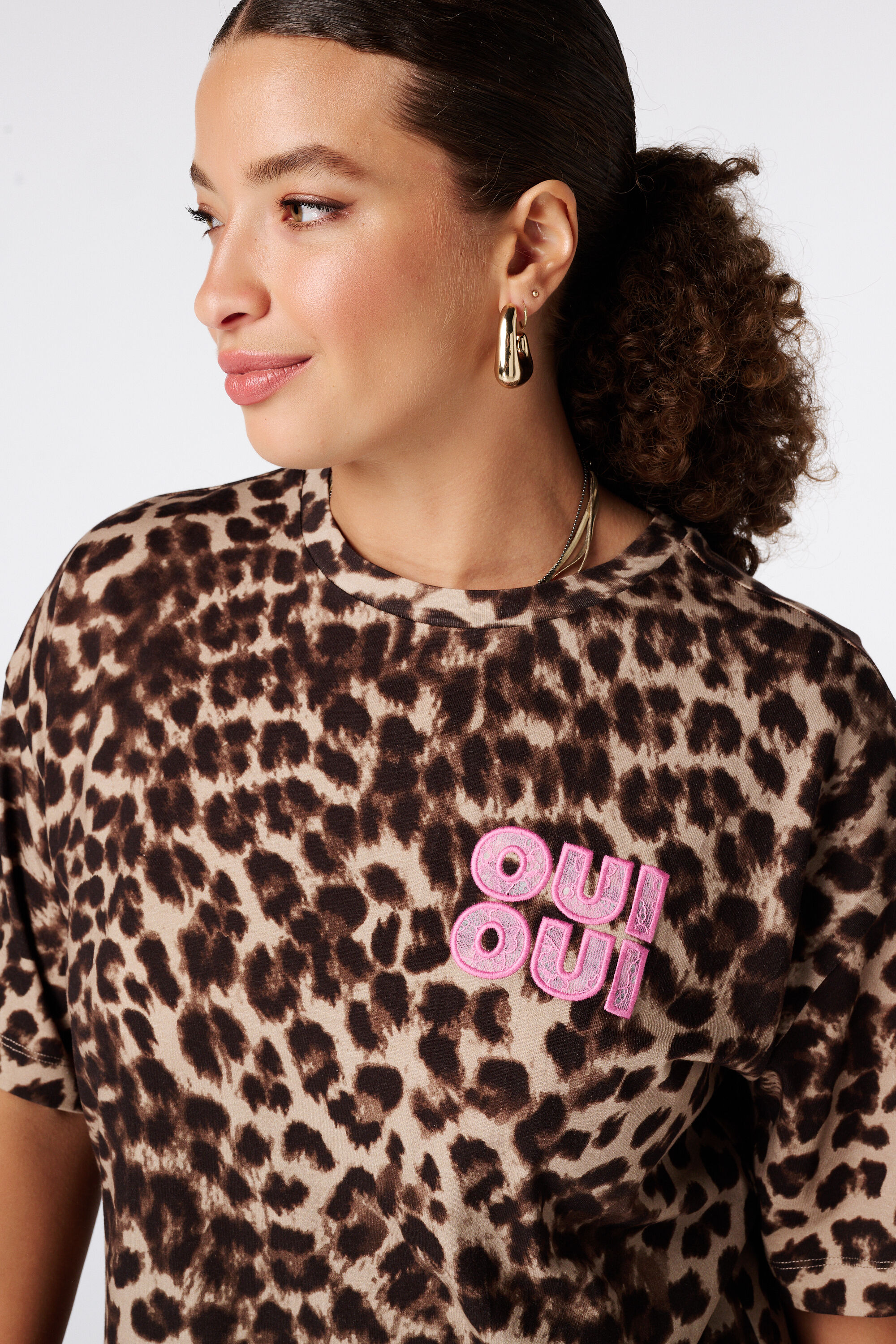 T Shirt mit Animalprint image number 4