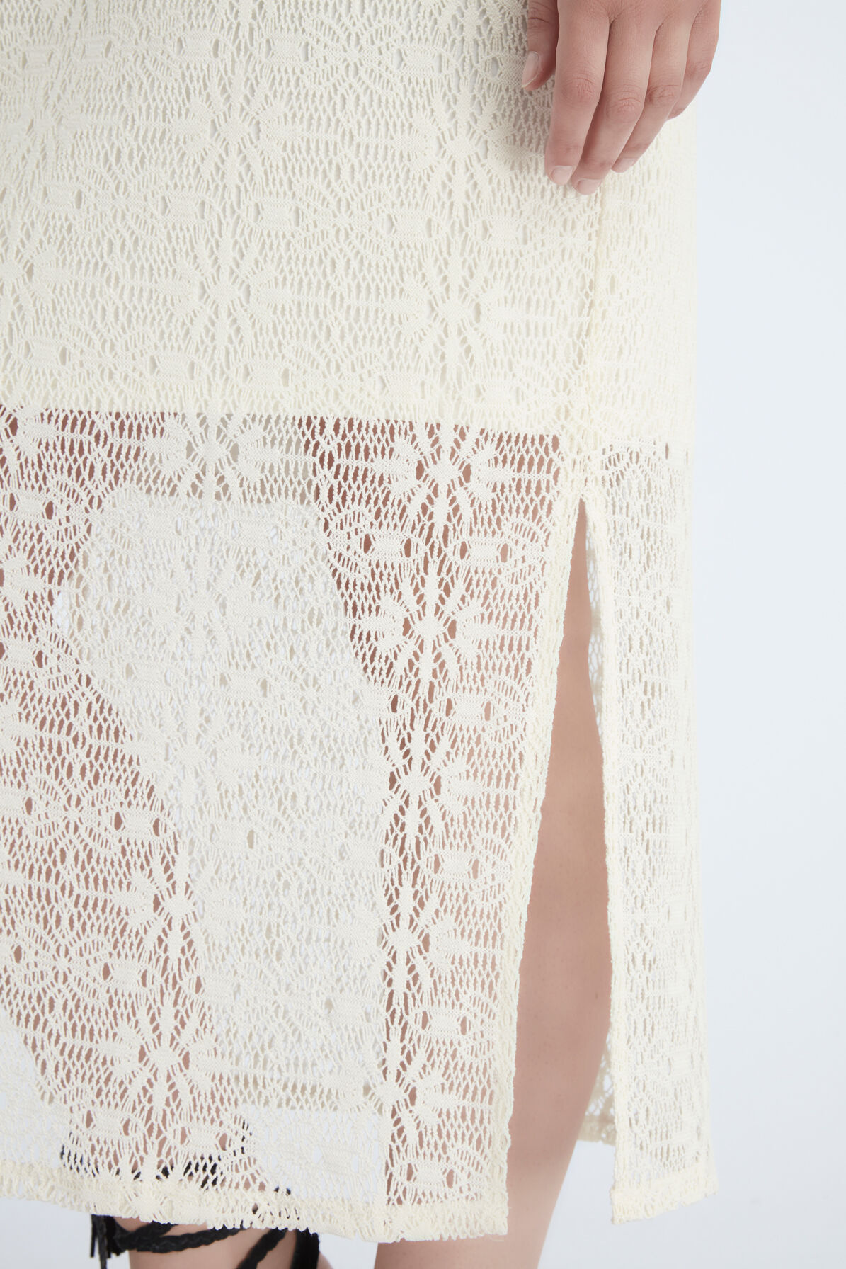 Langes Spitzen-Kleid image number 3