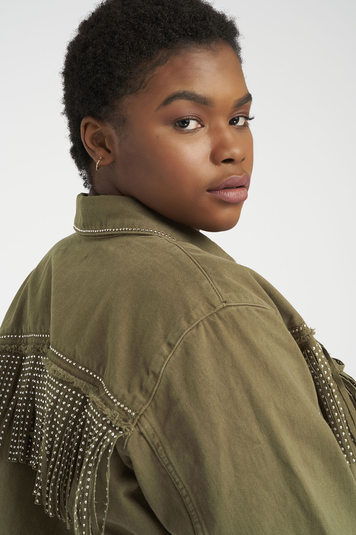 Jacke mit Fransendetail image number 5