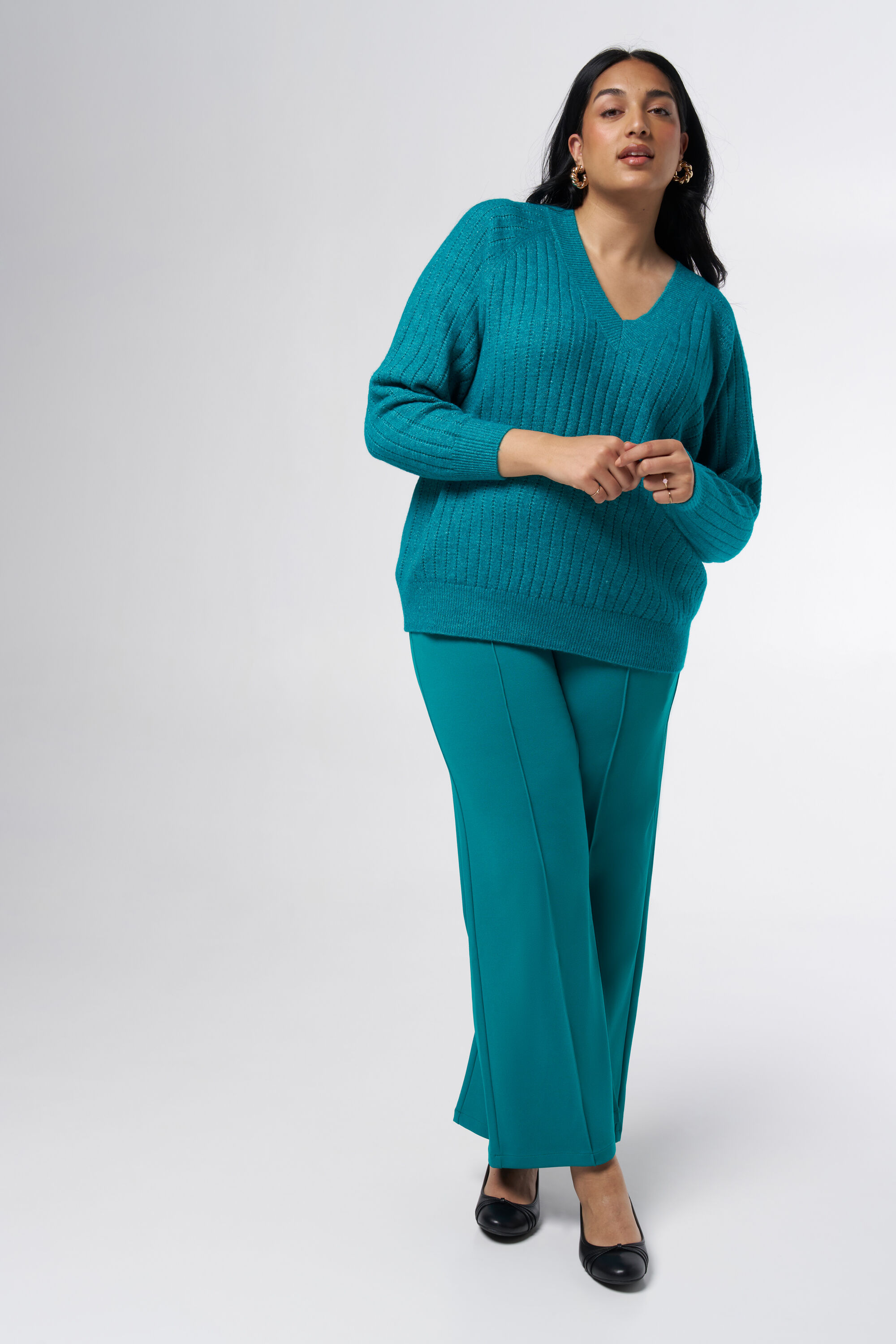 Strukturierter Strickpullover image number 5