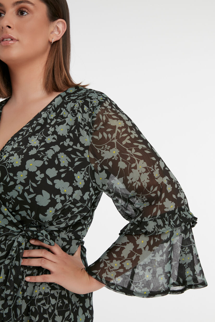 Kleid mit Blumen-Print image number 4