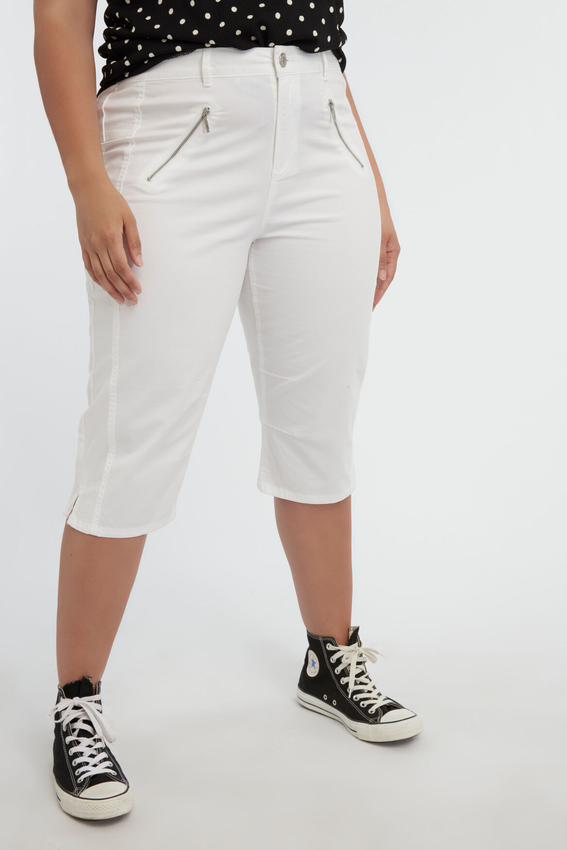 Baumwoll-Caprihose image number 4