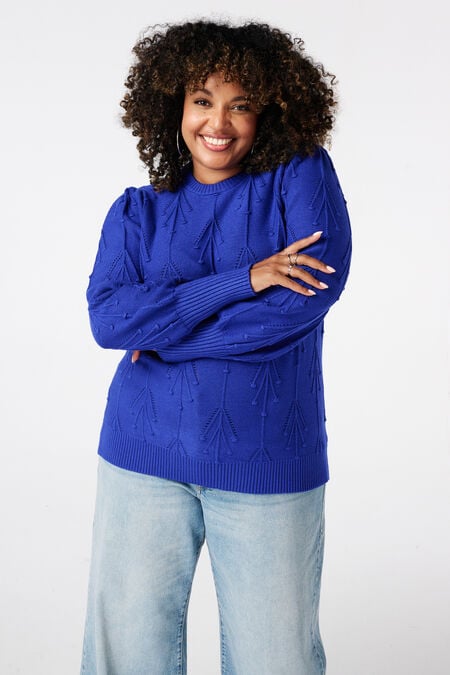 Pullover mit gesticktem Aufdruck Pullover mit gesticktem Aufdruck