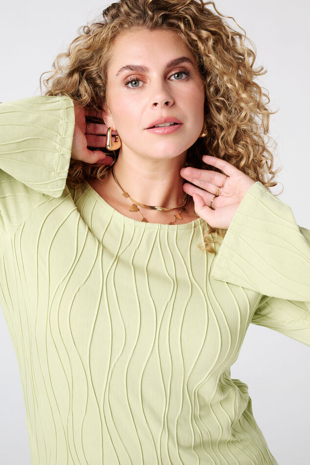 Tailliertes Langarm-T-Shirt image number 4