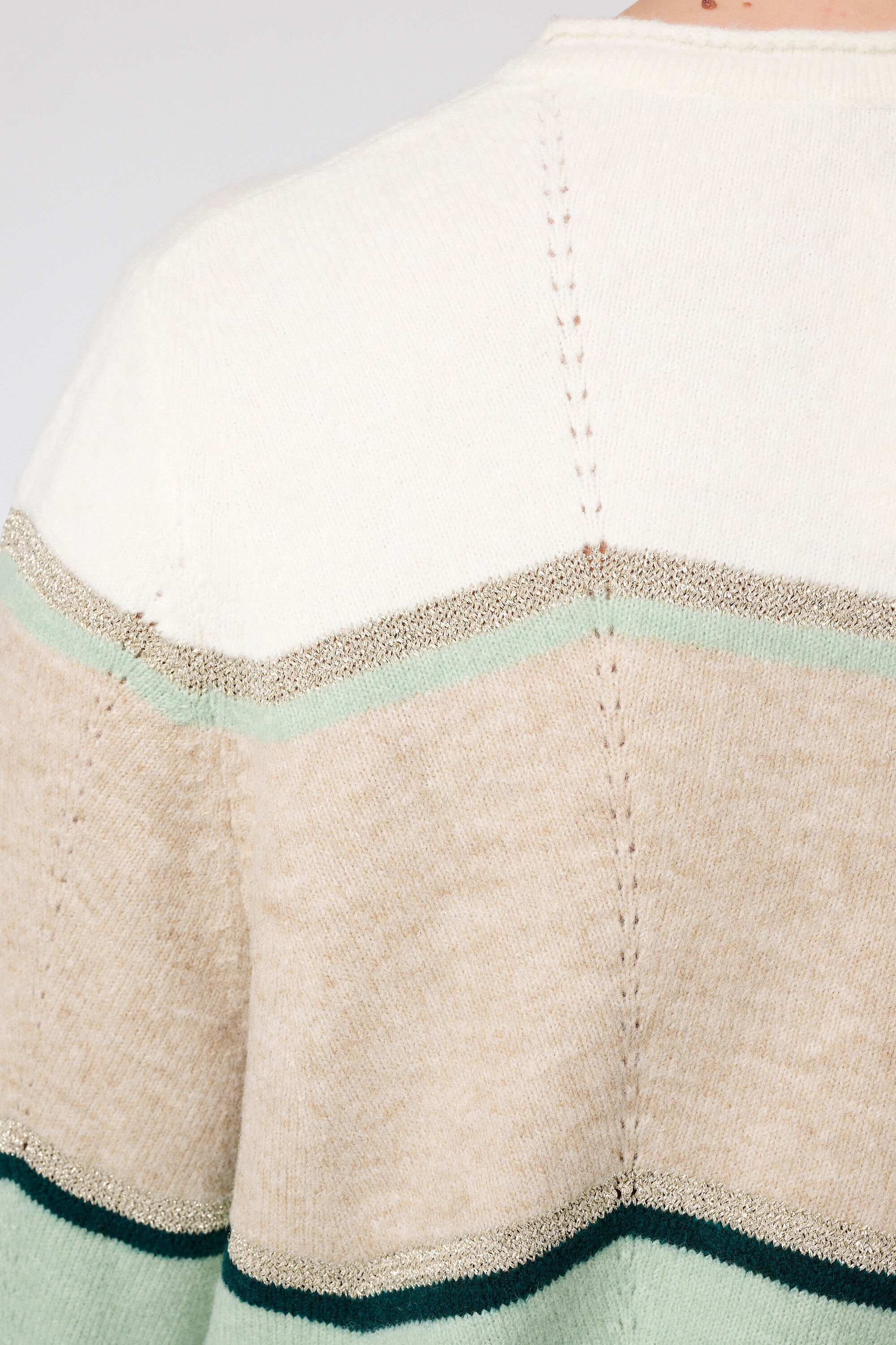 Pullover mit Print und Lurex image number 6