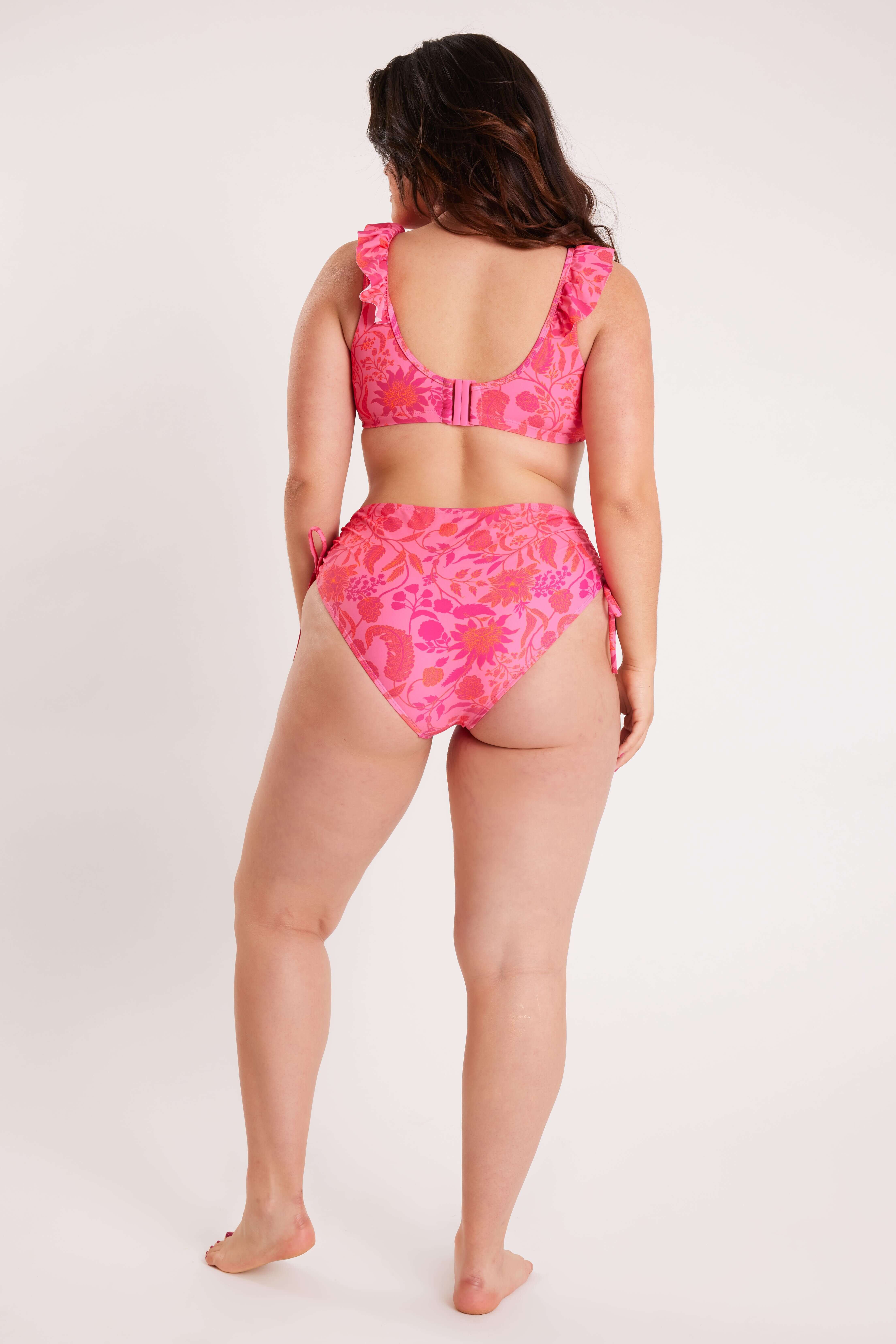 Hoch geschnittenes Bikini-Unterteil mit Print image number 5