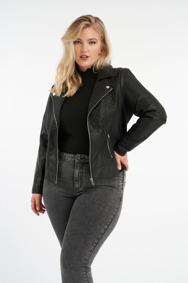 Biker-Jacke aus Kunstleder image number 0