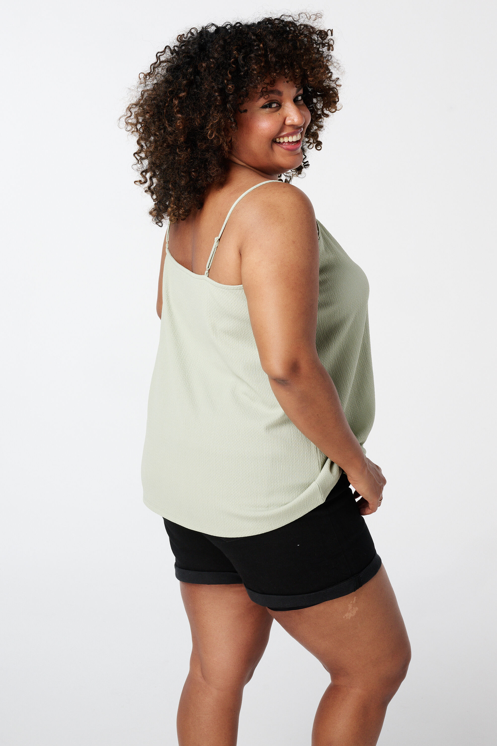 Texturiertes &auml;rmelloses Top image number 3