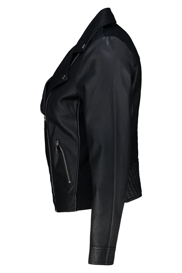 Biker-Jacke aus Kunstleder image number 6