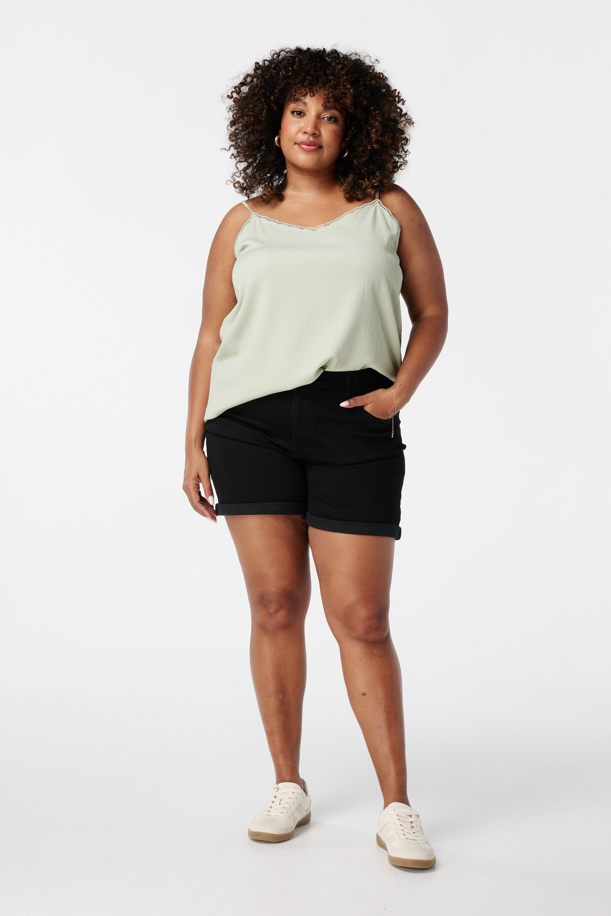 Texturiertes &auml;rmelloses Top image number 5