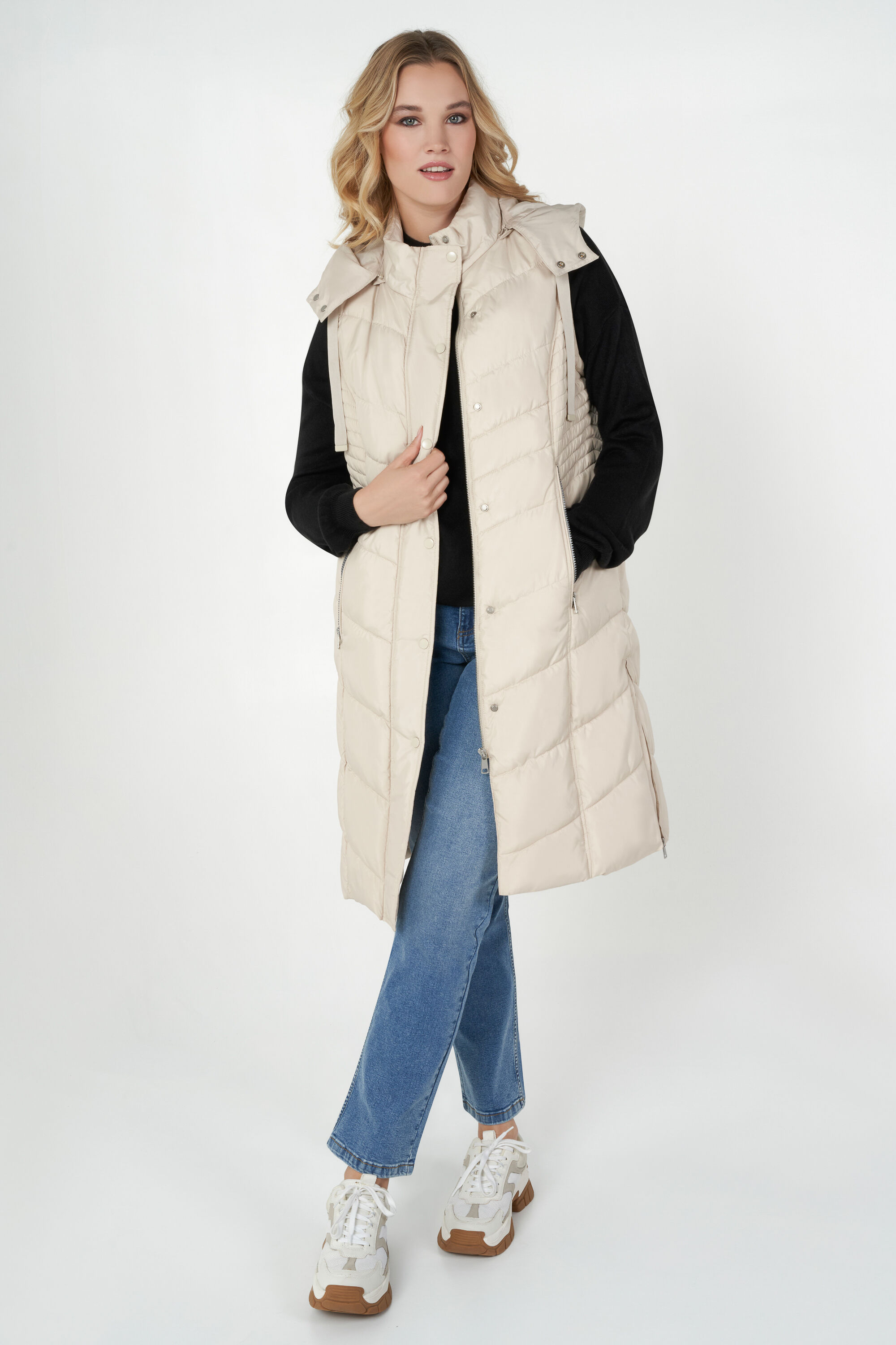 Lange Steppjacke image number 7