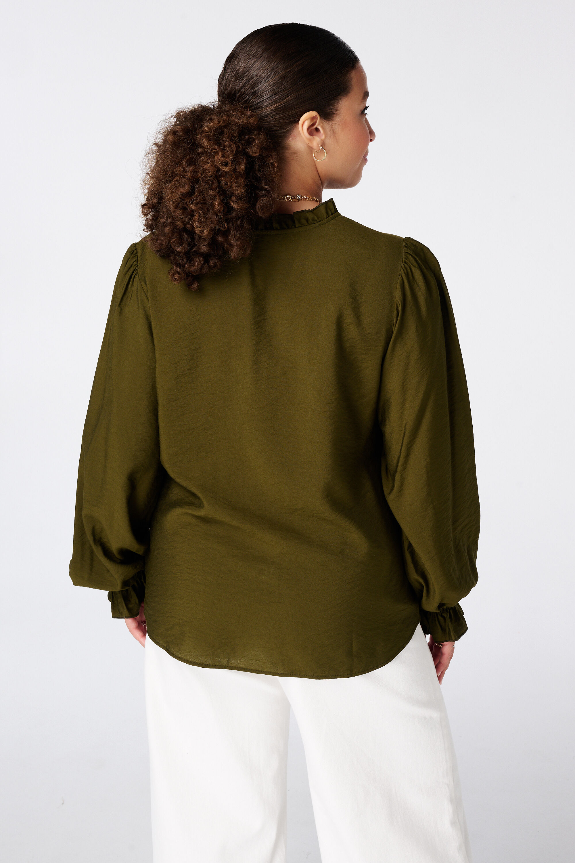 Bluse mit Volants image number 3