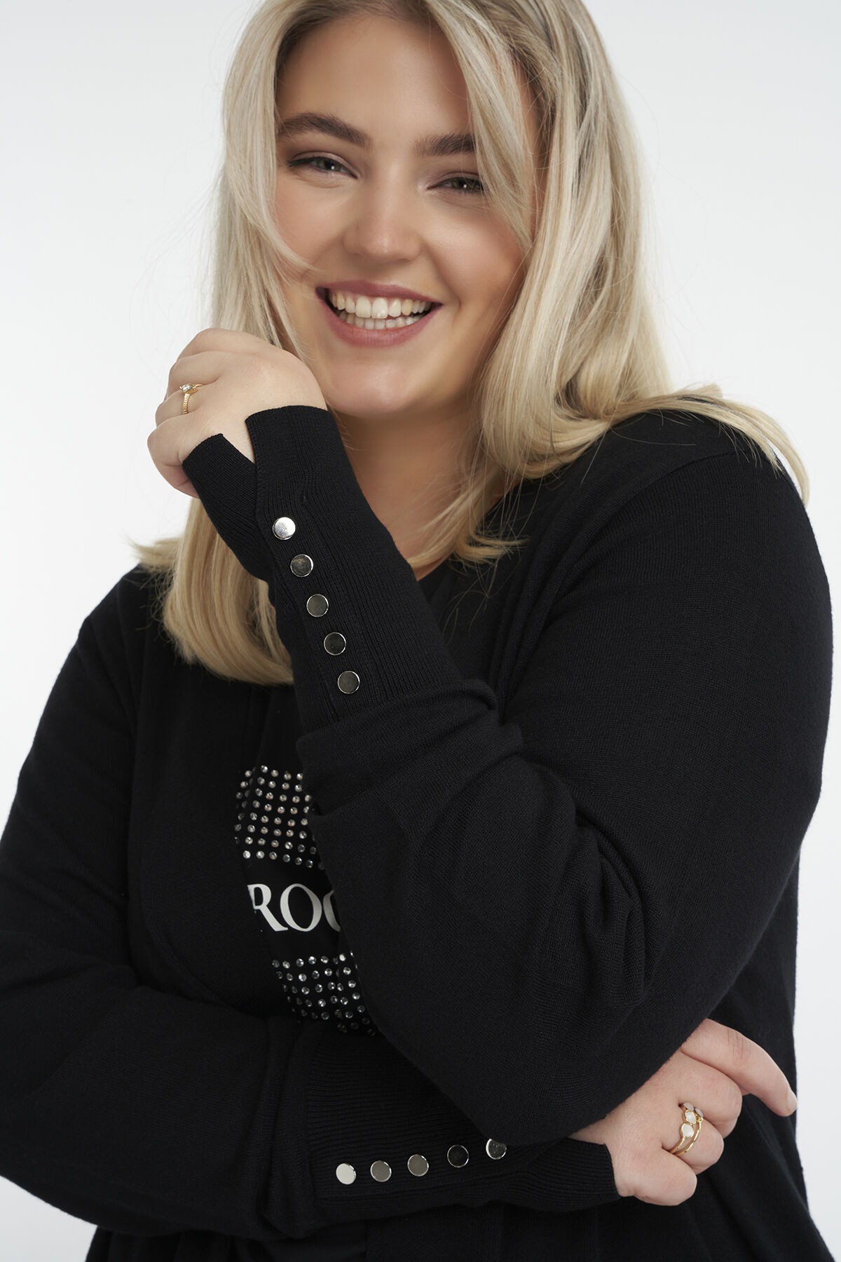 Langer offener Cardigan image number 4