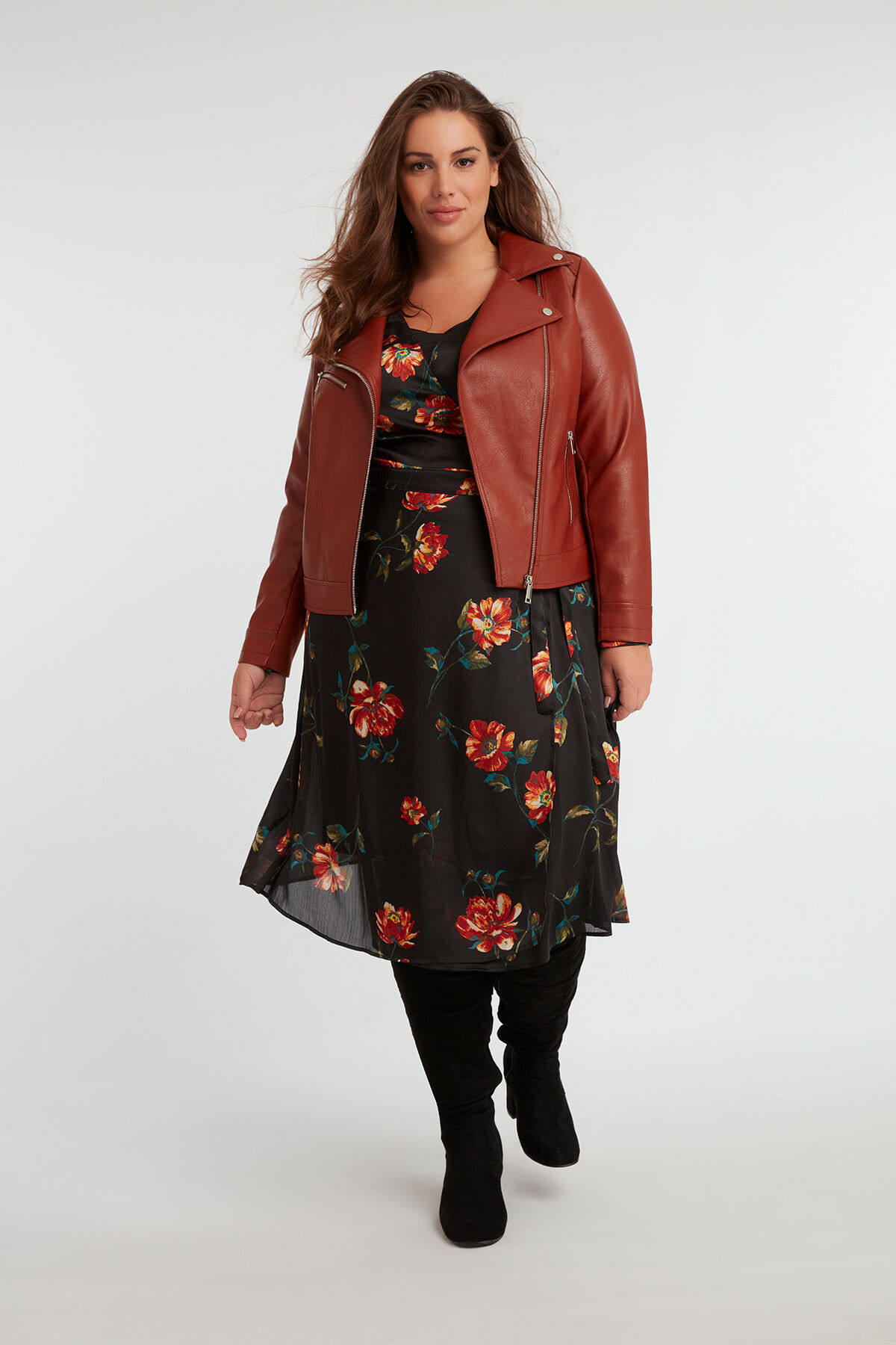 Biker-Jacke aus Kunstleder image number 3