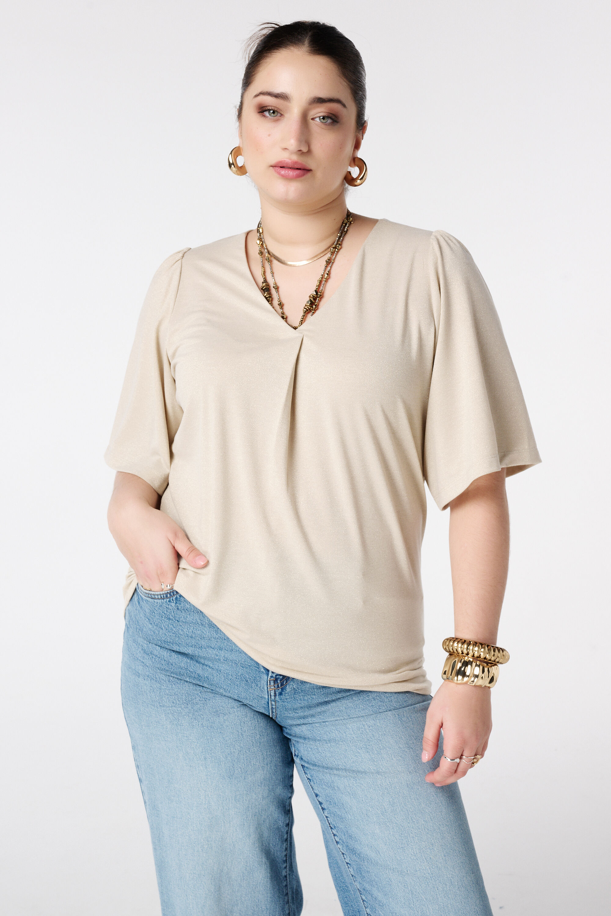 Top mit Fledermaus&auml;rmeln image number 0