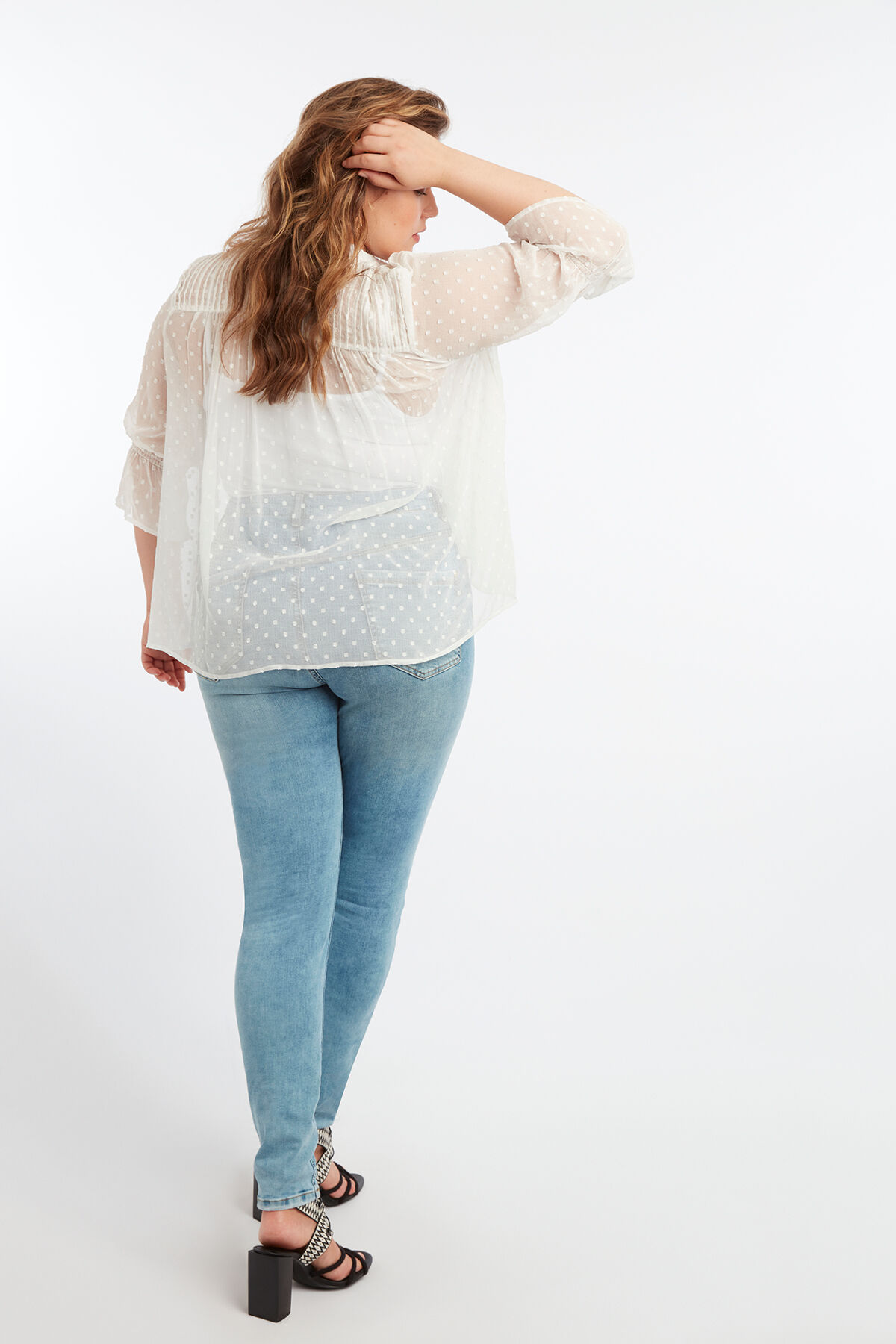 Tupfenmull-Bluse image number 5
