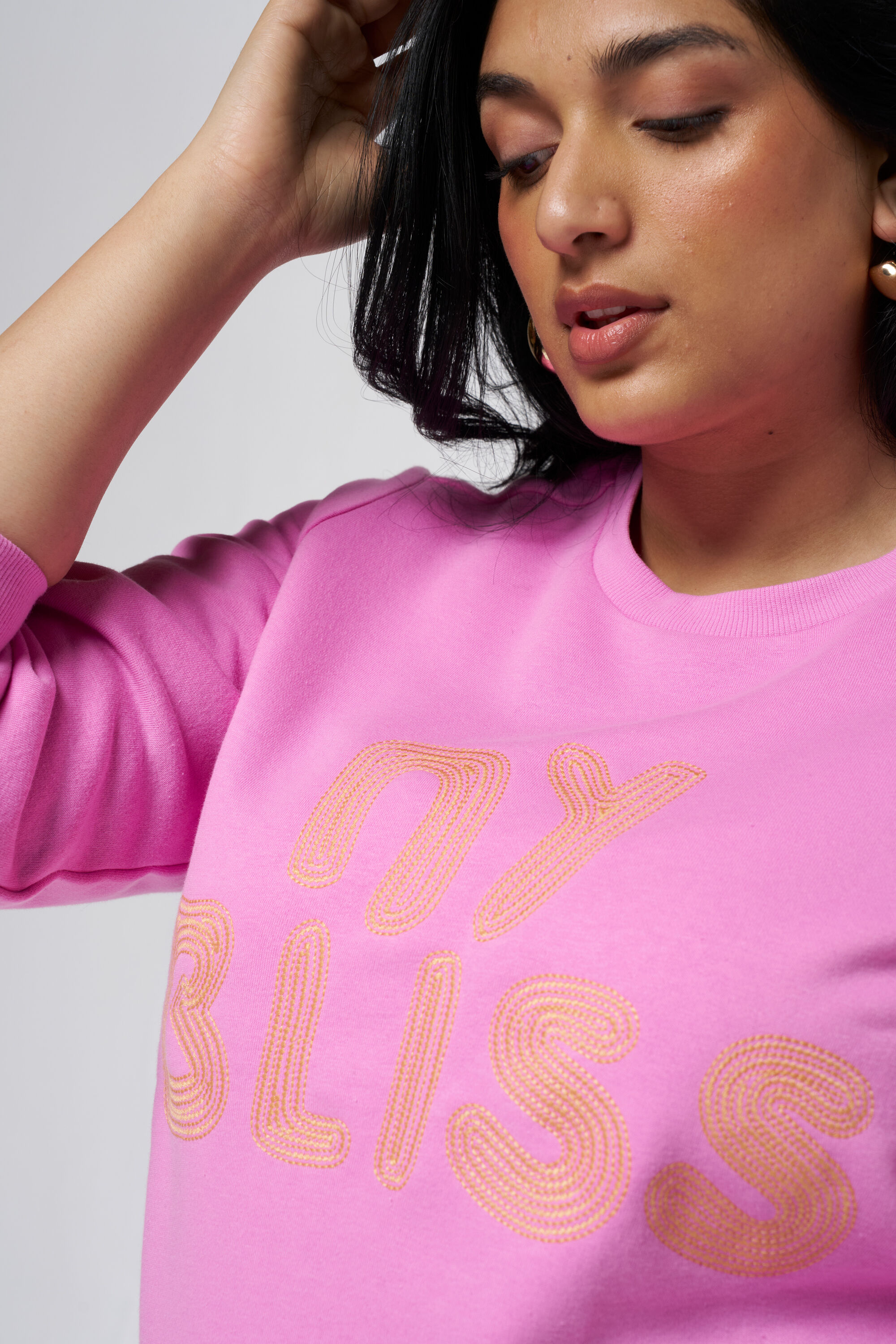 Pullover mit Text-Print image number 4